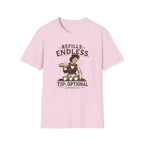 Refills: Endless. Tip: Optional Apparently (Female Server) T-shirt