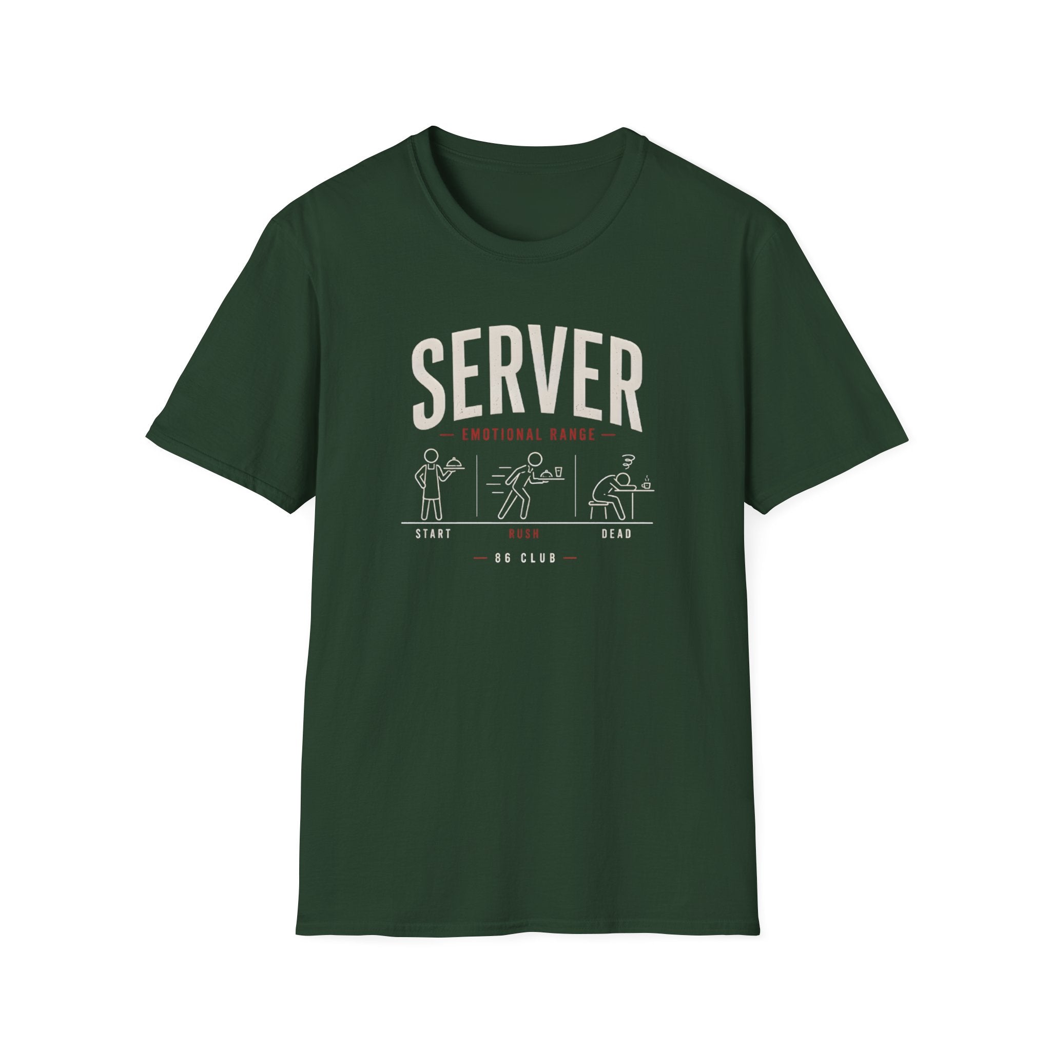 Server Emotional Range T-shirt