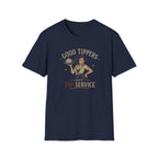 Good Tippers Get VIP Service (Female Server) T-shirt