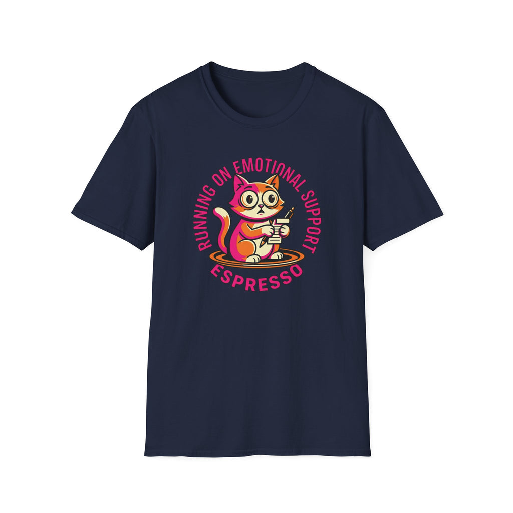 Running On Emotional Support Espresso T-shirt