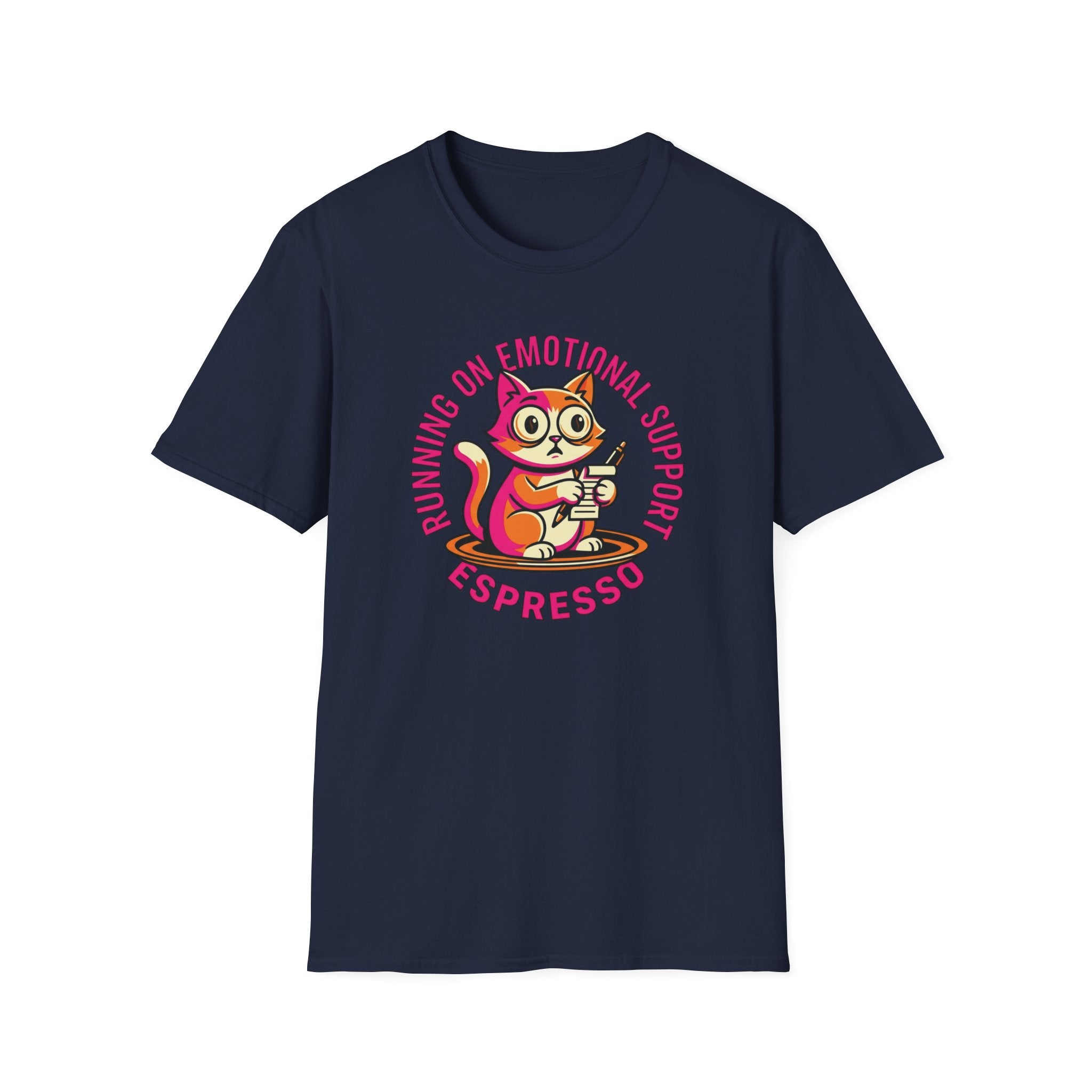 Running On Emotional Support Espresso T-shirt