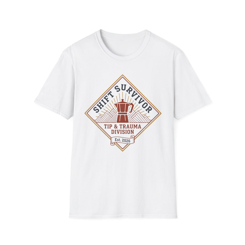 Shift Survivor Tip & Trauma Division T-shirt