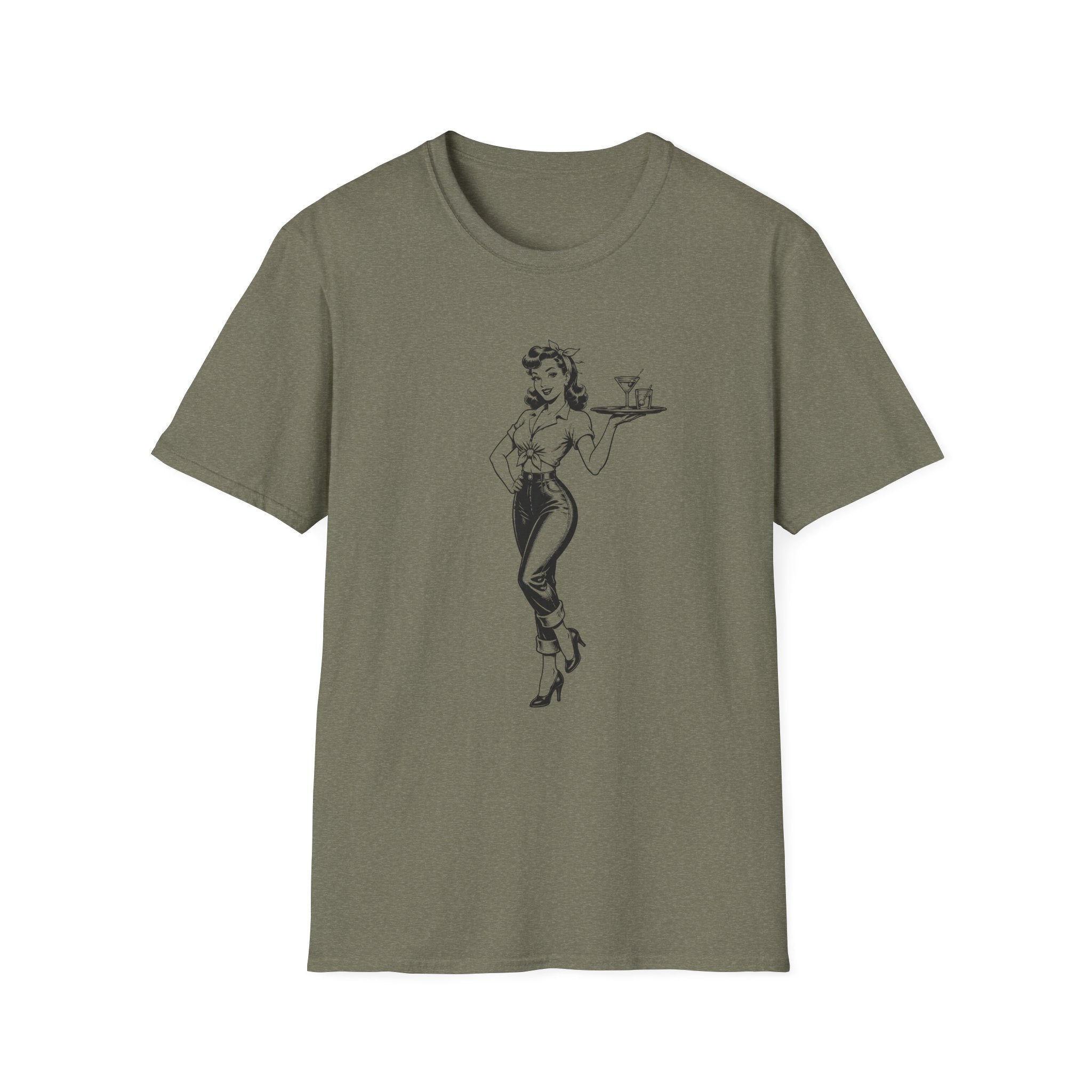 Pin-Up Cocktail Server T-shirt