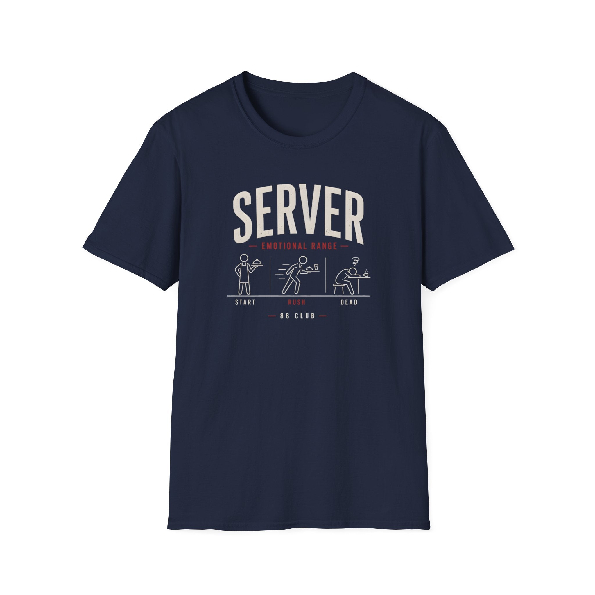 Server Emotional Range T-shirt