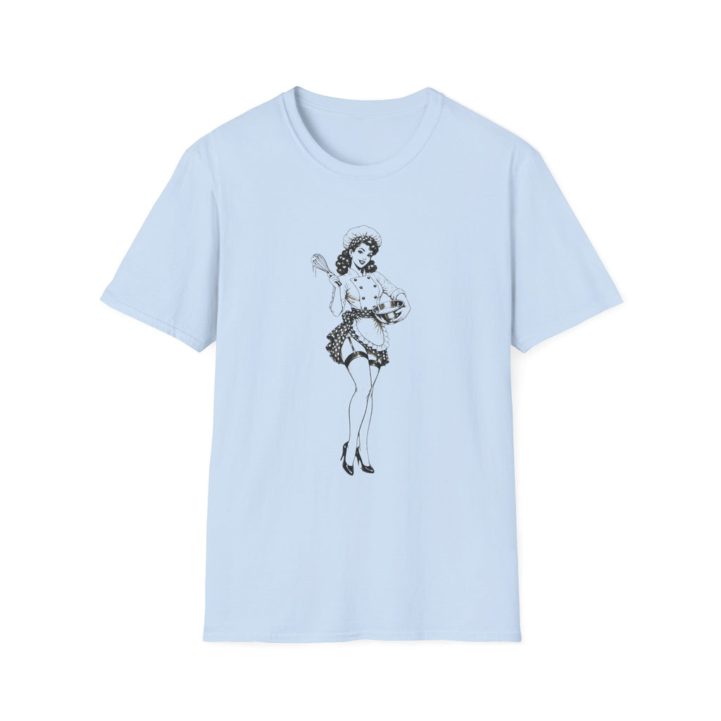 Pin-Up Sexy Pastry Chef T-shirt