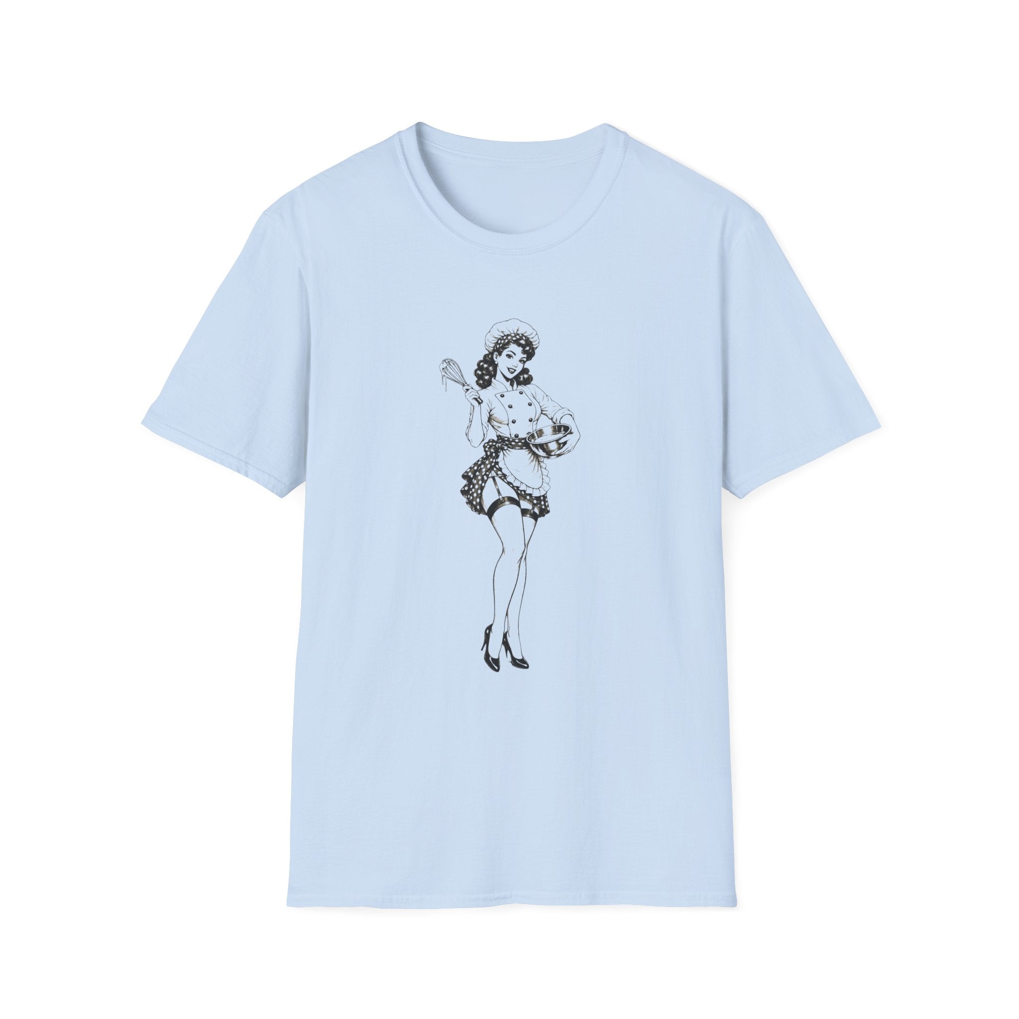 Pin-Up Sexy Pastry Chef T-shirt