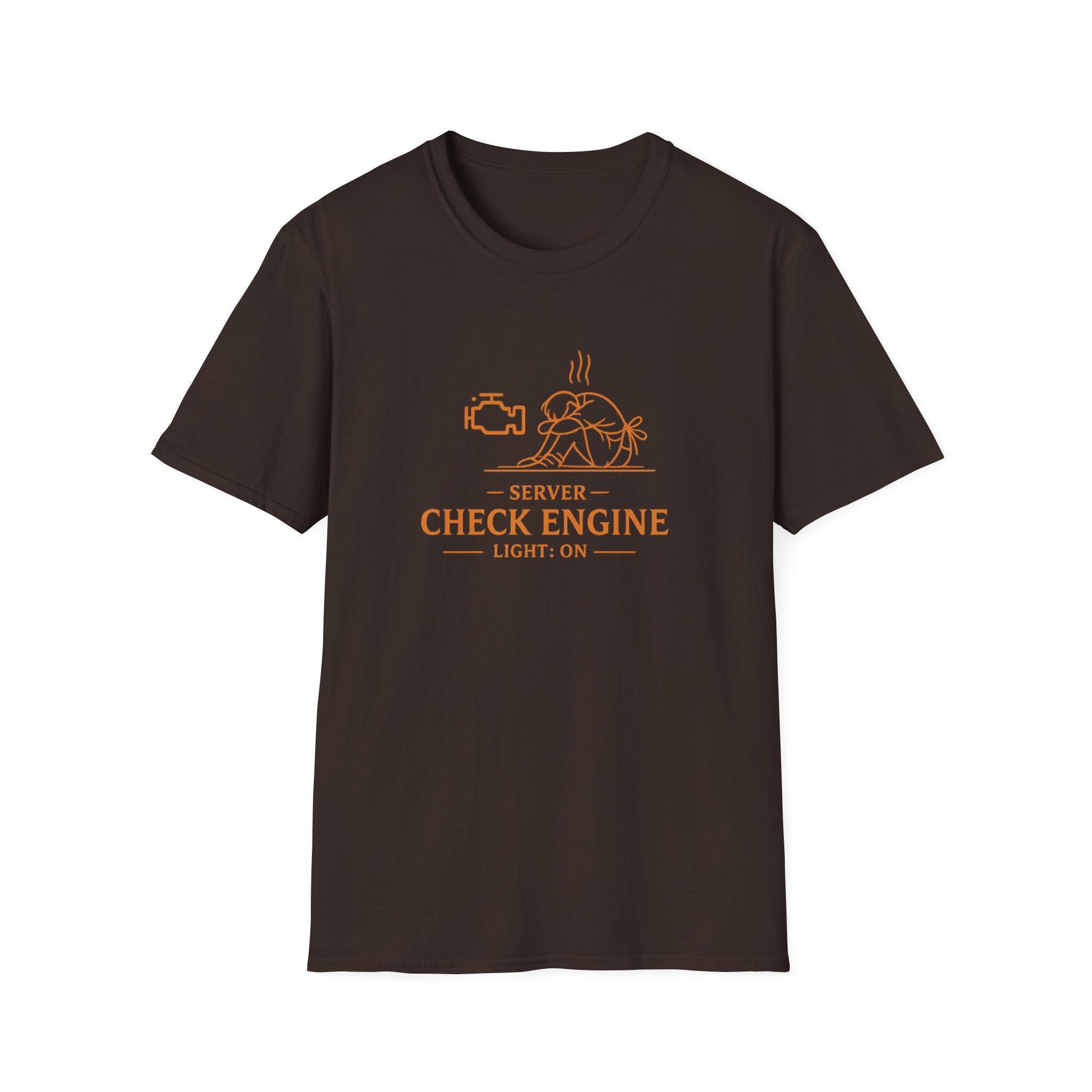 Server Check Engine Light: On T-shirt
