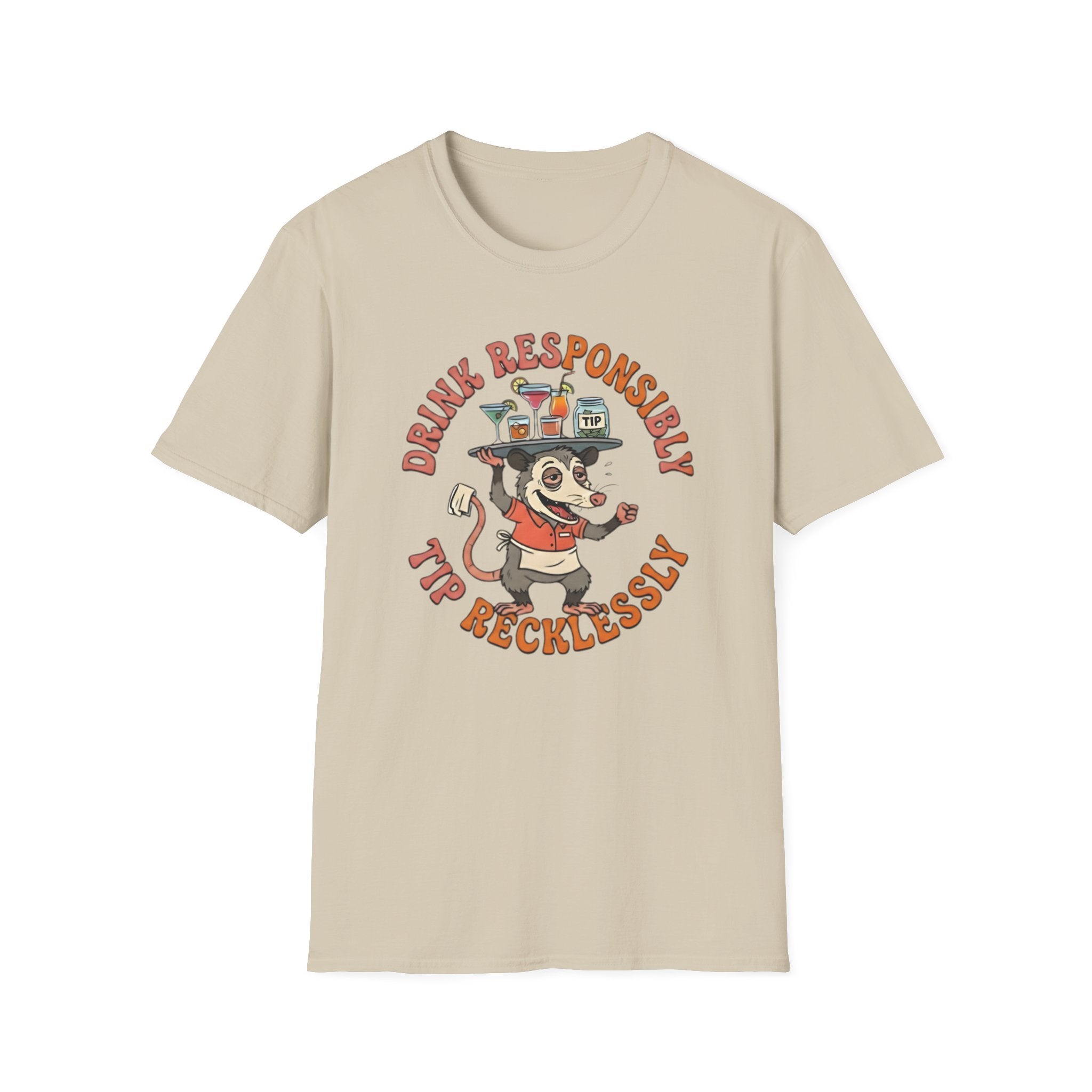 Drink Responsibly Tip Recklessly T-shirt