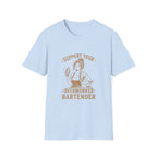 Support Your Overworked Bartender (Female Bartender) T-shirt