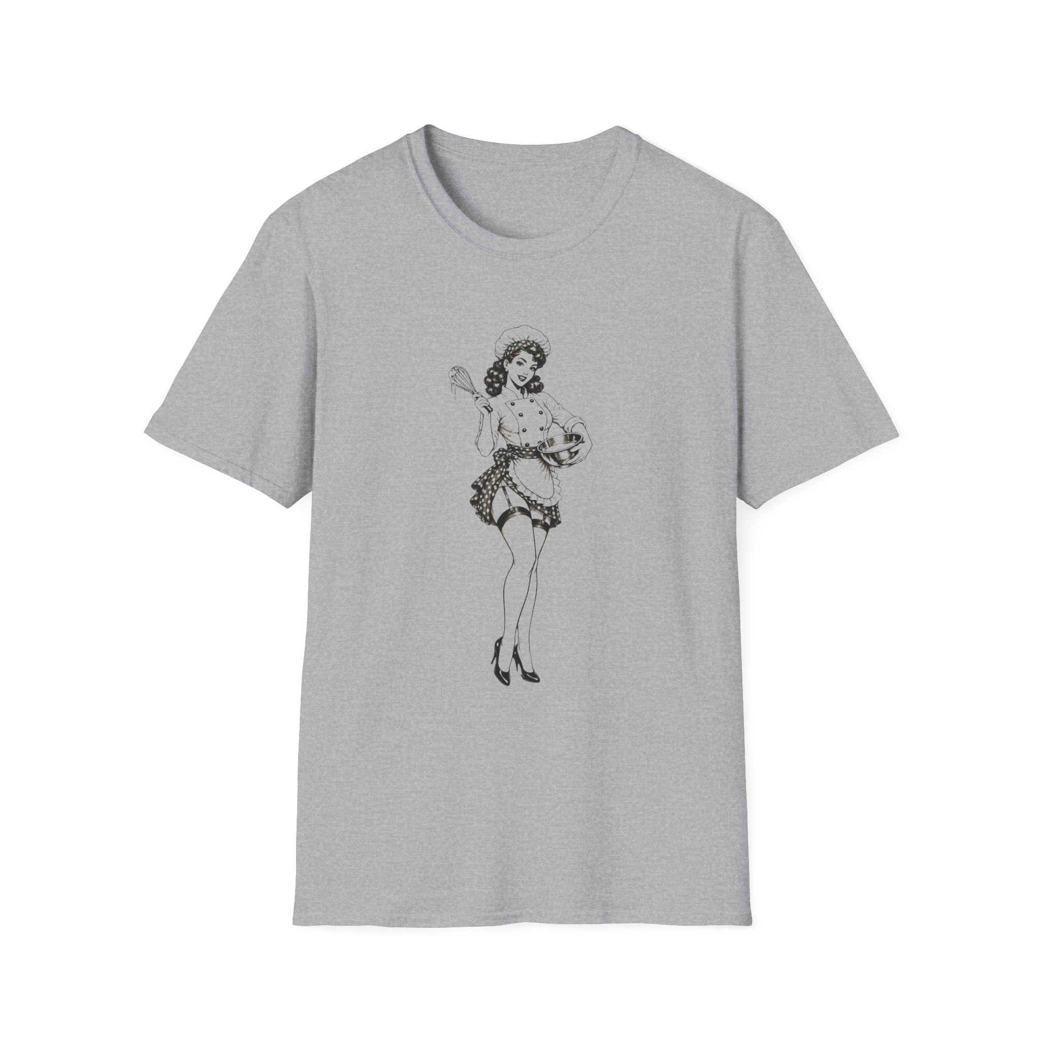 Pin-Up Sexy Pastry Chef T-shirt