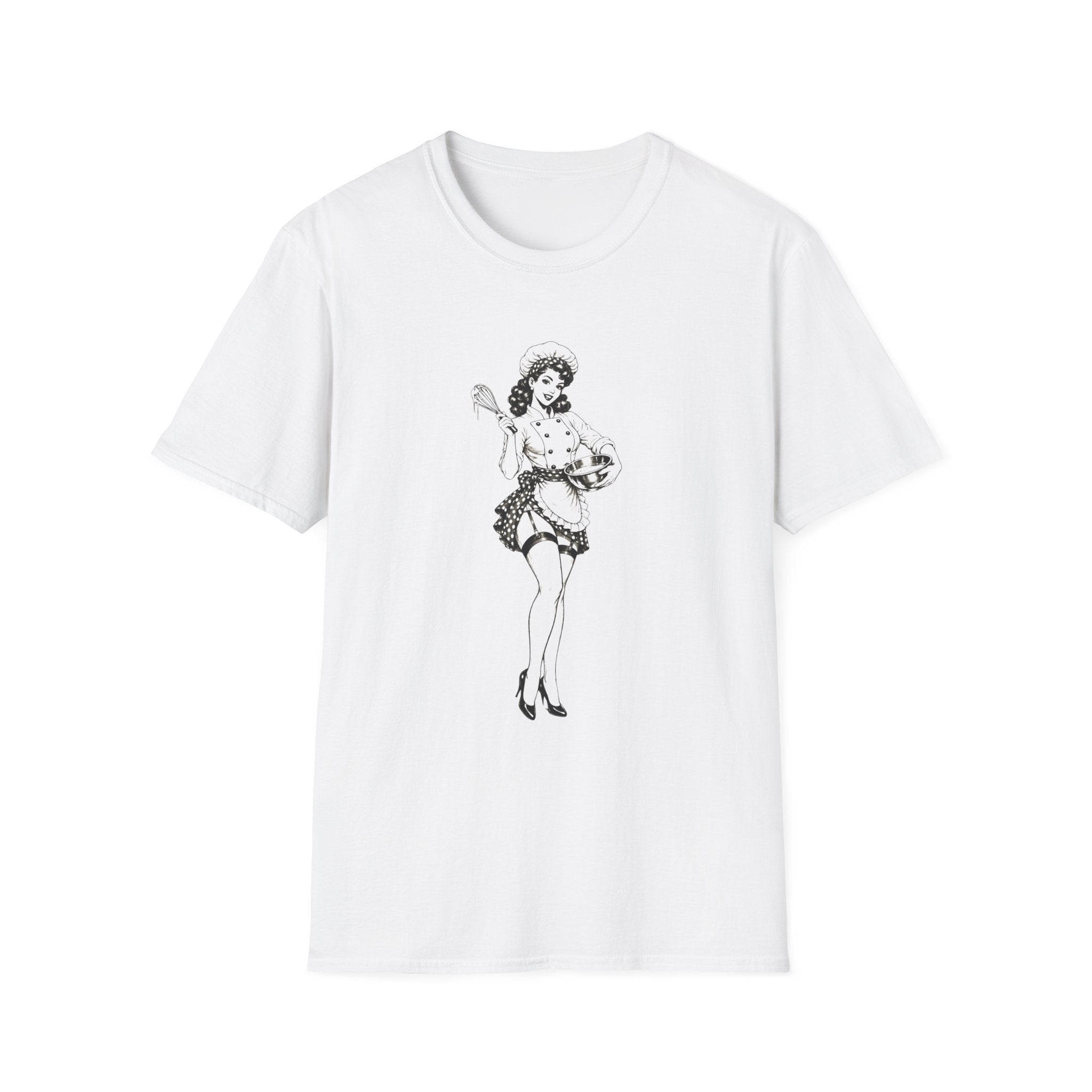 Pin-Up Sexy Pastry Chef T-shirt