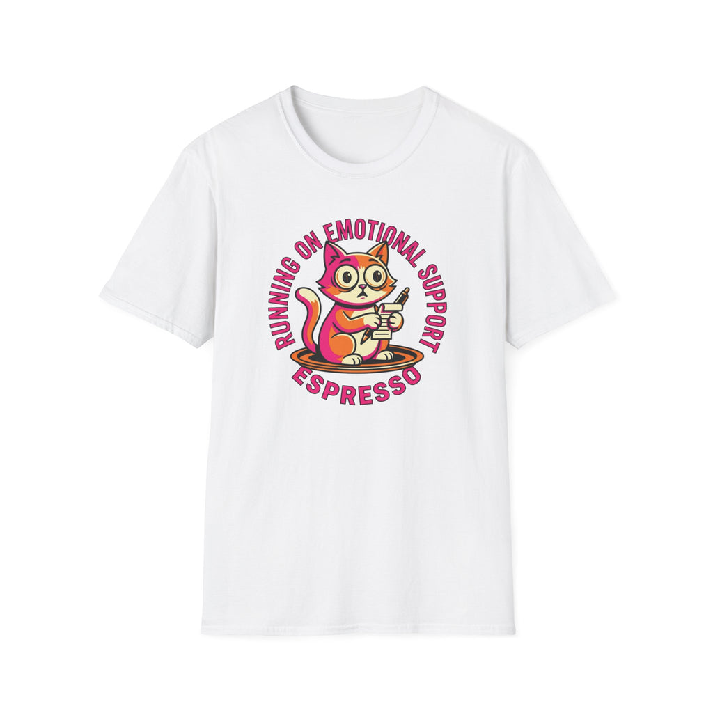 Running On Emotional Support Espresso T-shirt