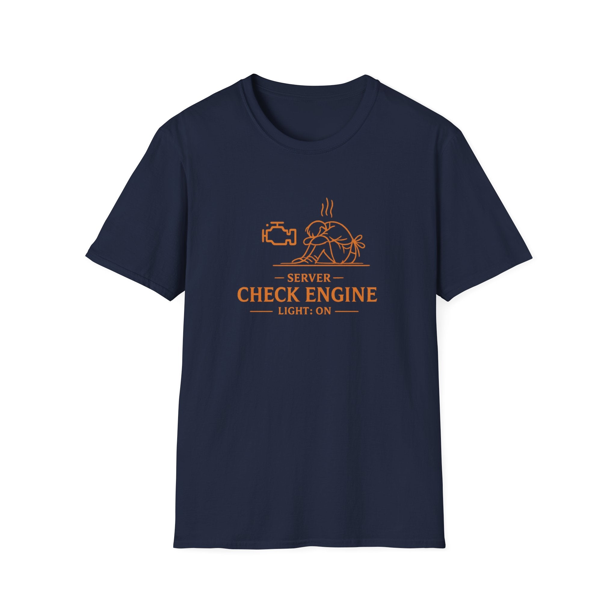 Server Check Engine Light: On T-shirt