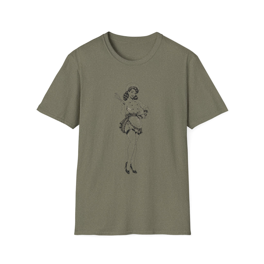 Pin-Up Sexy Pastry Chef T-shirt