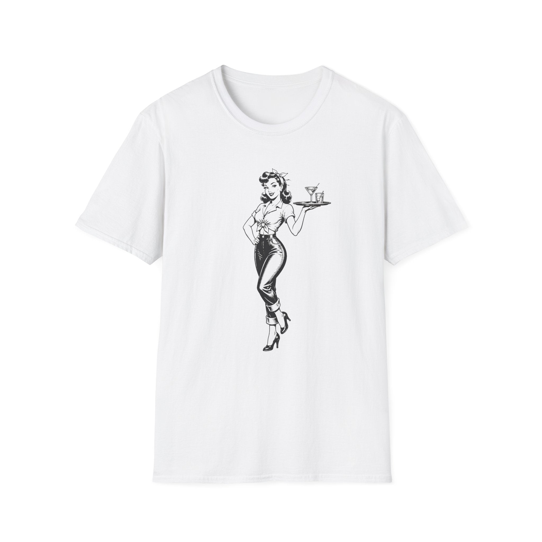 Pin-Up Cocktail Server T-shirt