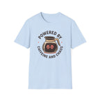 Powered By Caffeine And Chaos T-shirt