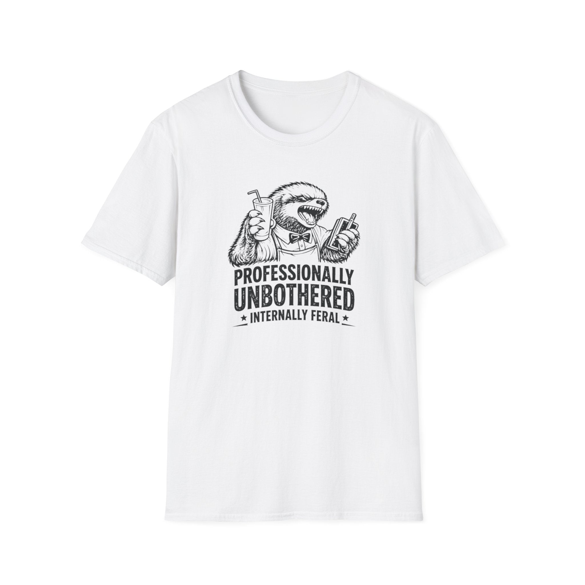 Professionally Unbothered Internally Feral T-shirt