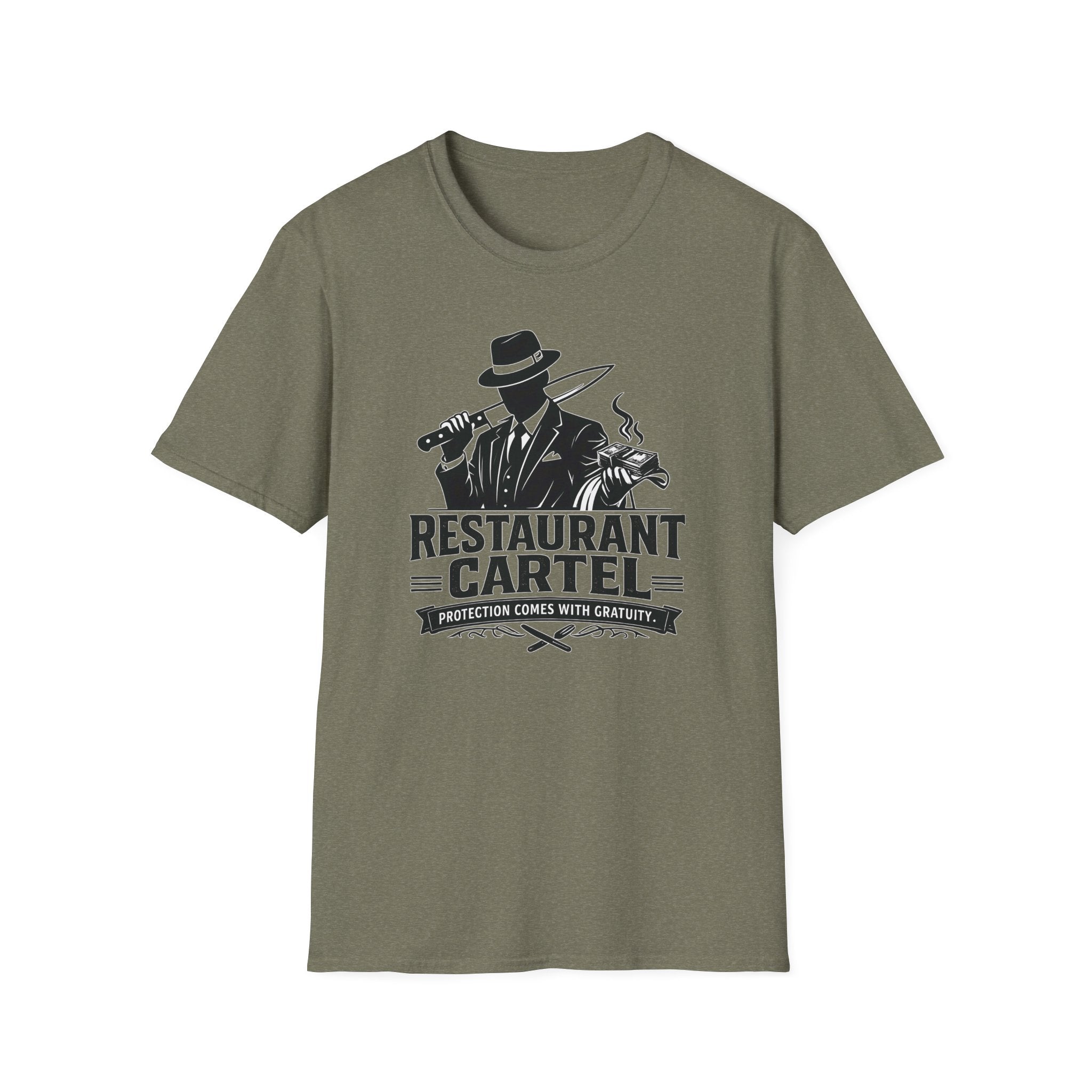 Restaurant Cartel Protection Comes With Gratuity T-shirt