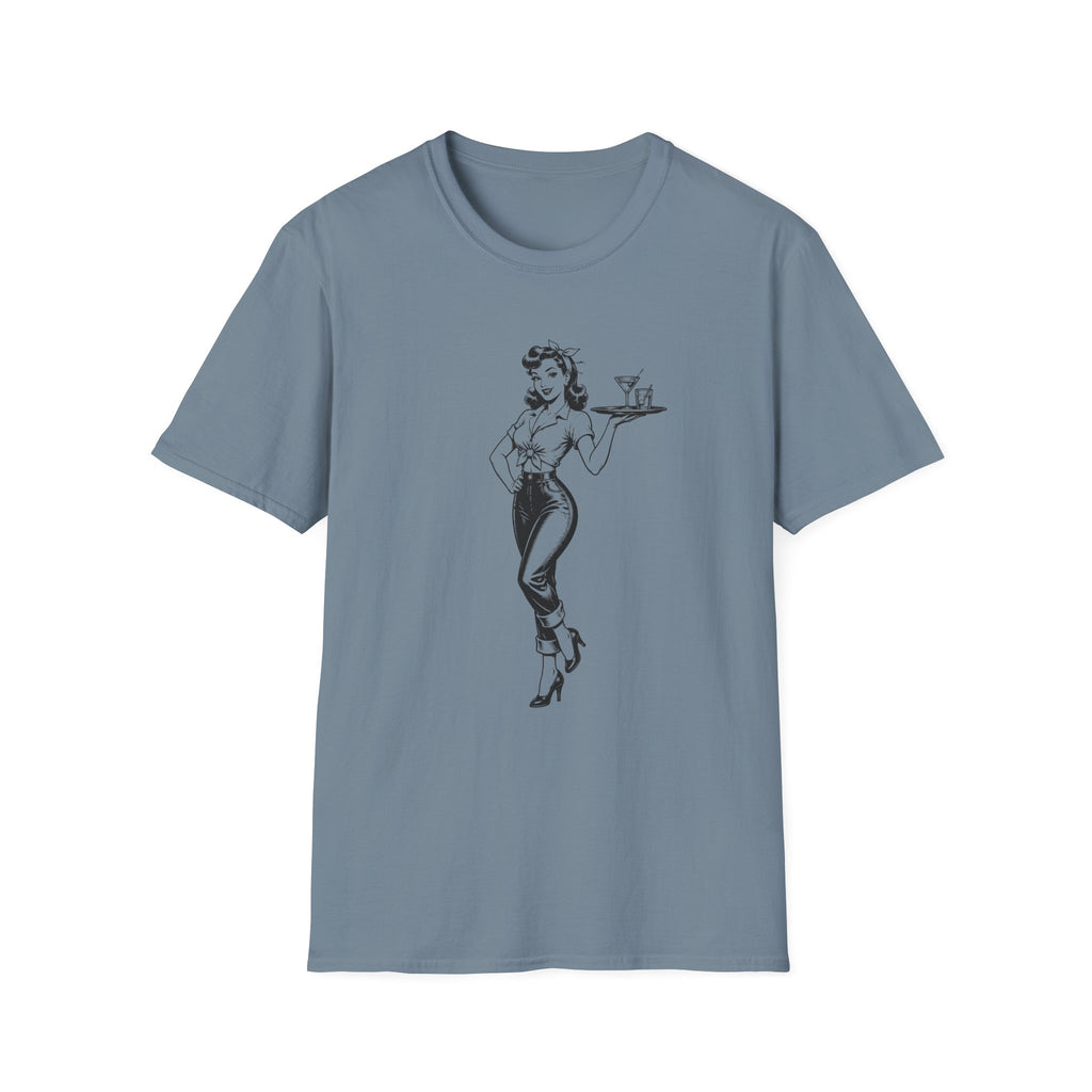 Pin-Up Cocktail Server T-shirt
