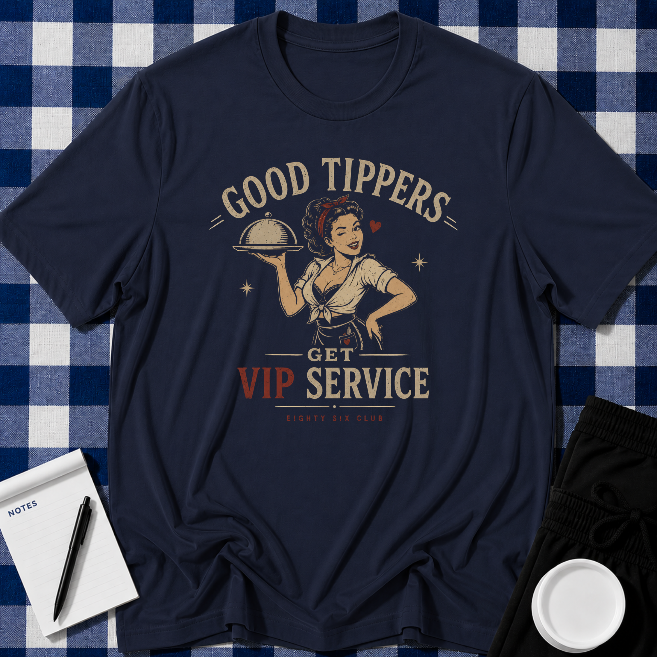 Good Tippers Female Server T-shirt