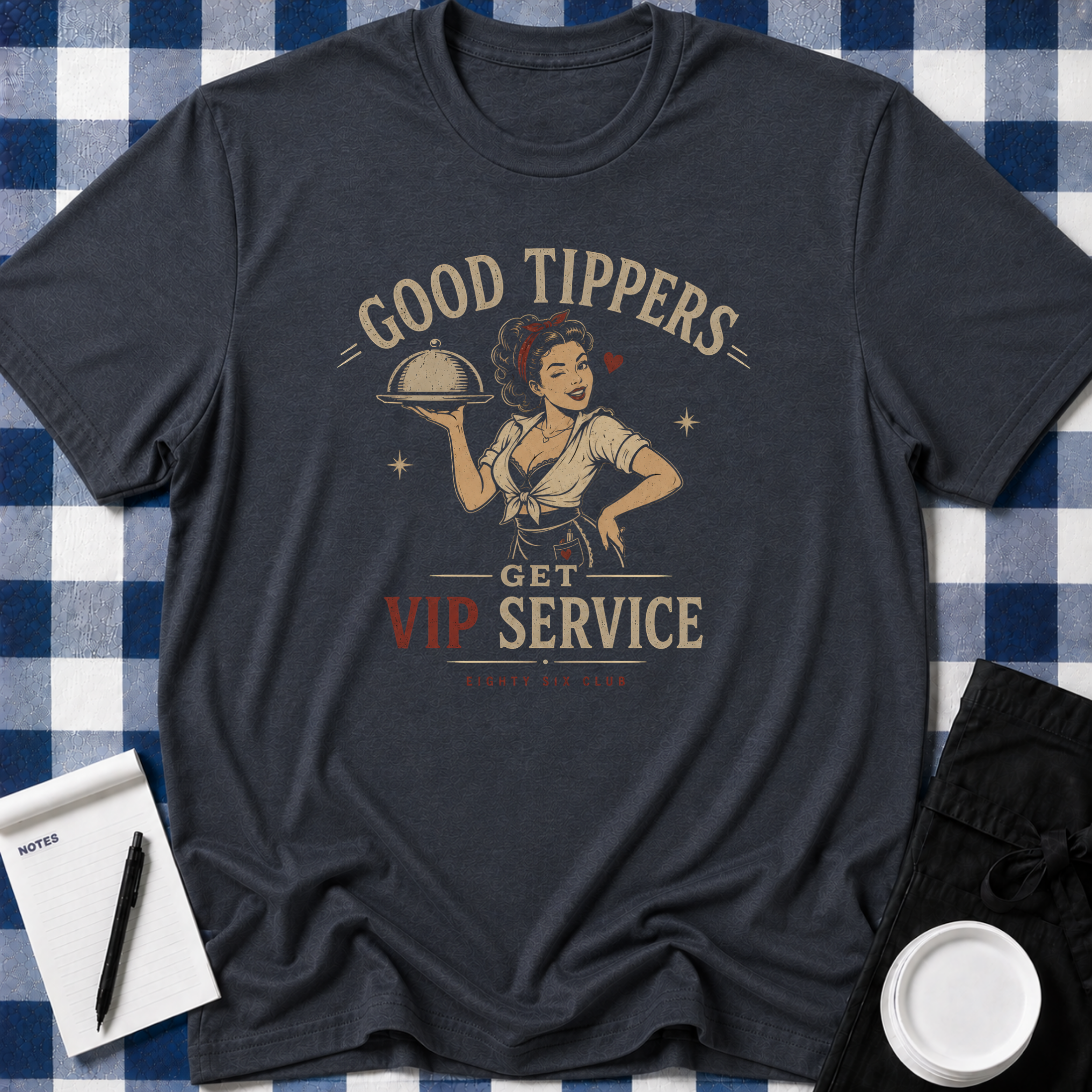 Good Tippers Female Server T-shirt