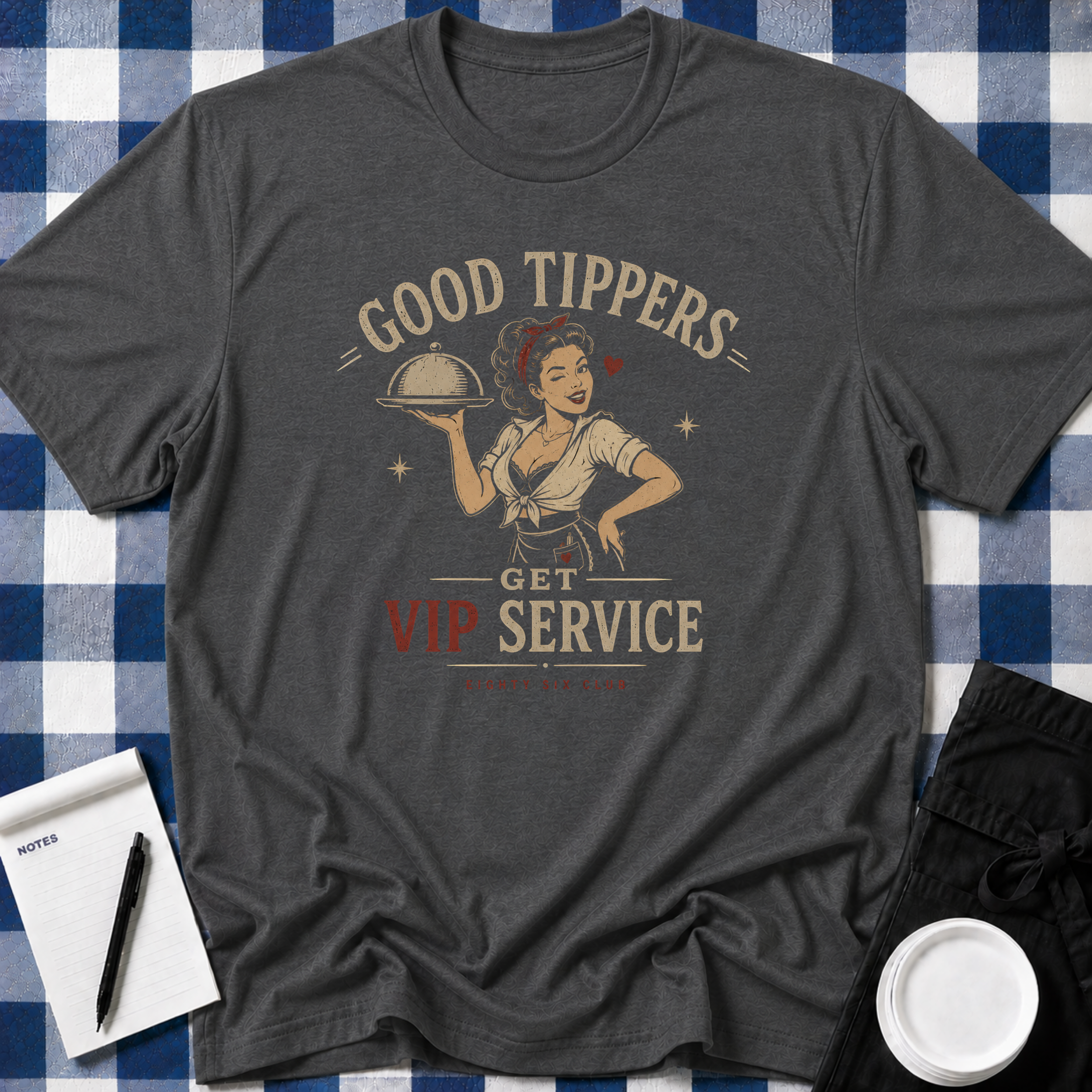 Good Tippers Female Server T-shirt