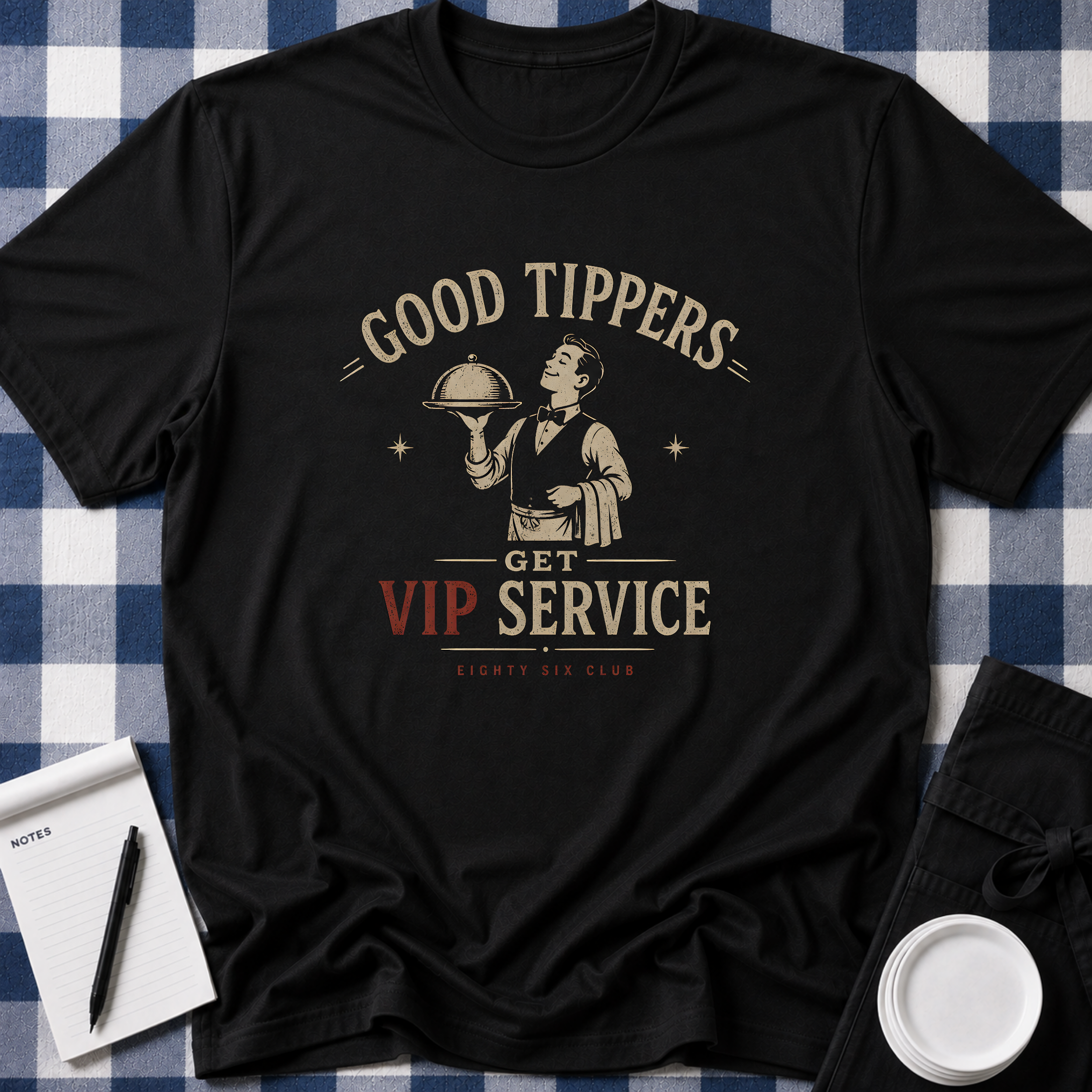Good Tippers Male Server T-shirt