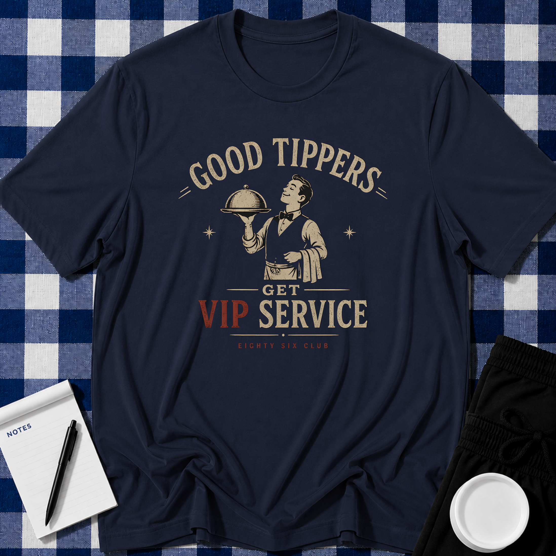 Good Tippers Male Server T-shirt