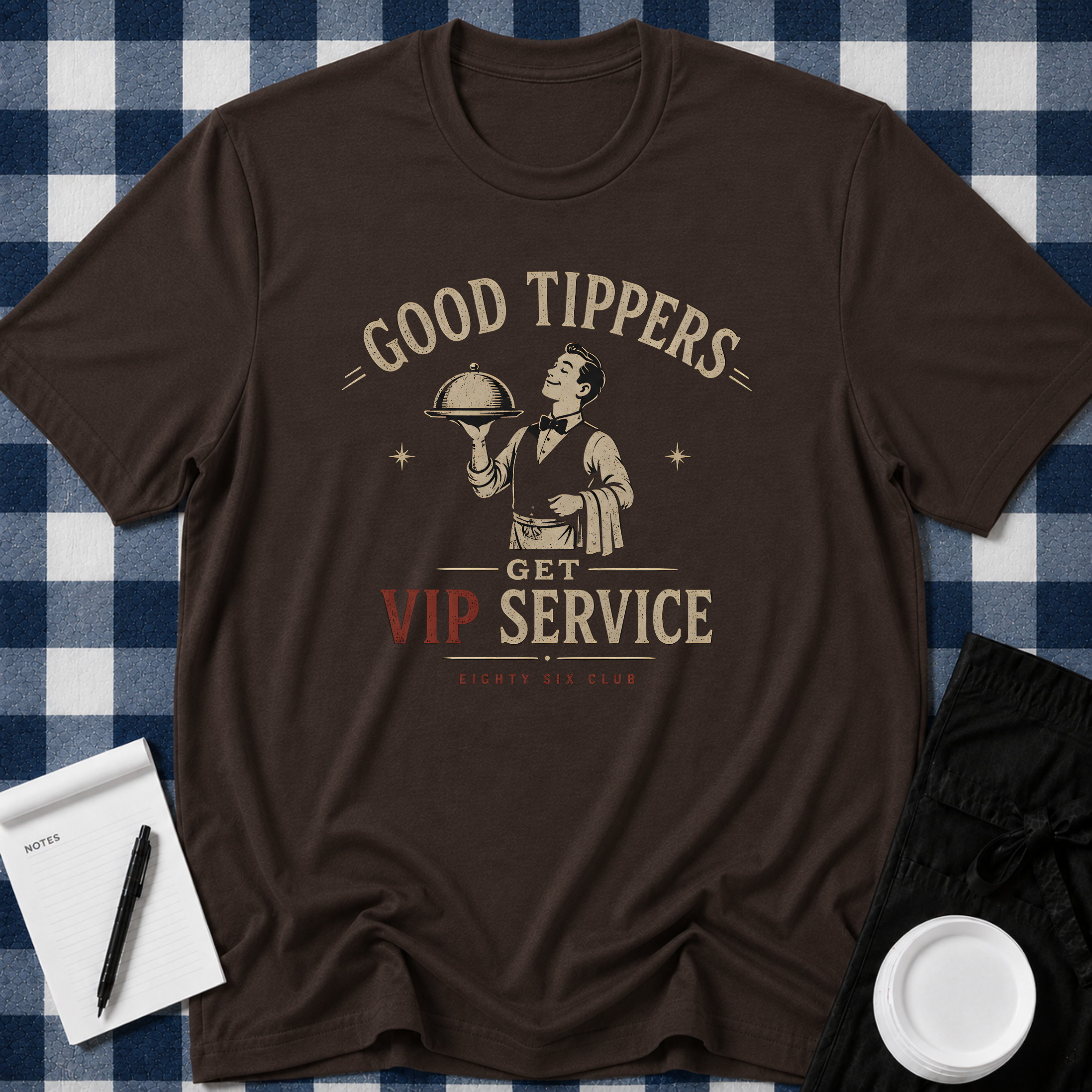 Good Tippers Male Server T-shirt