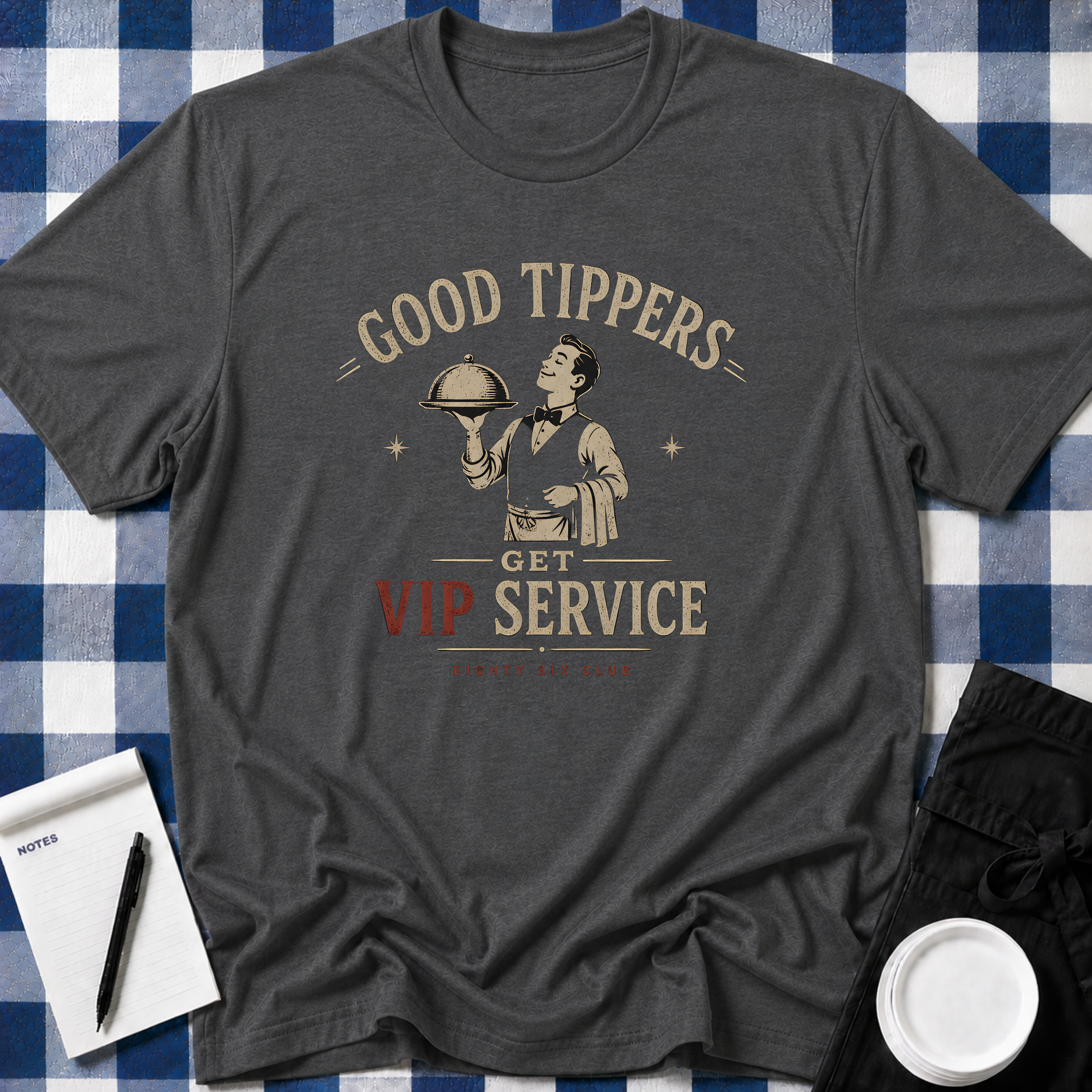 Good Tippers Male Server T-shirt