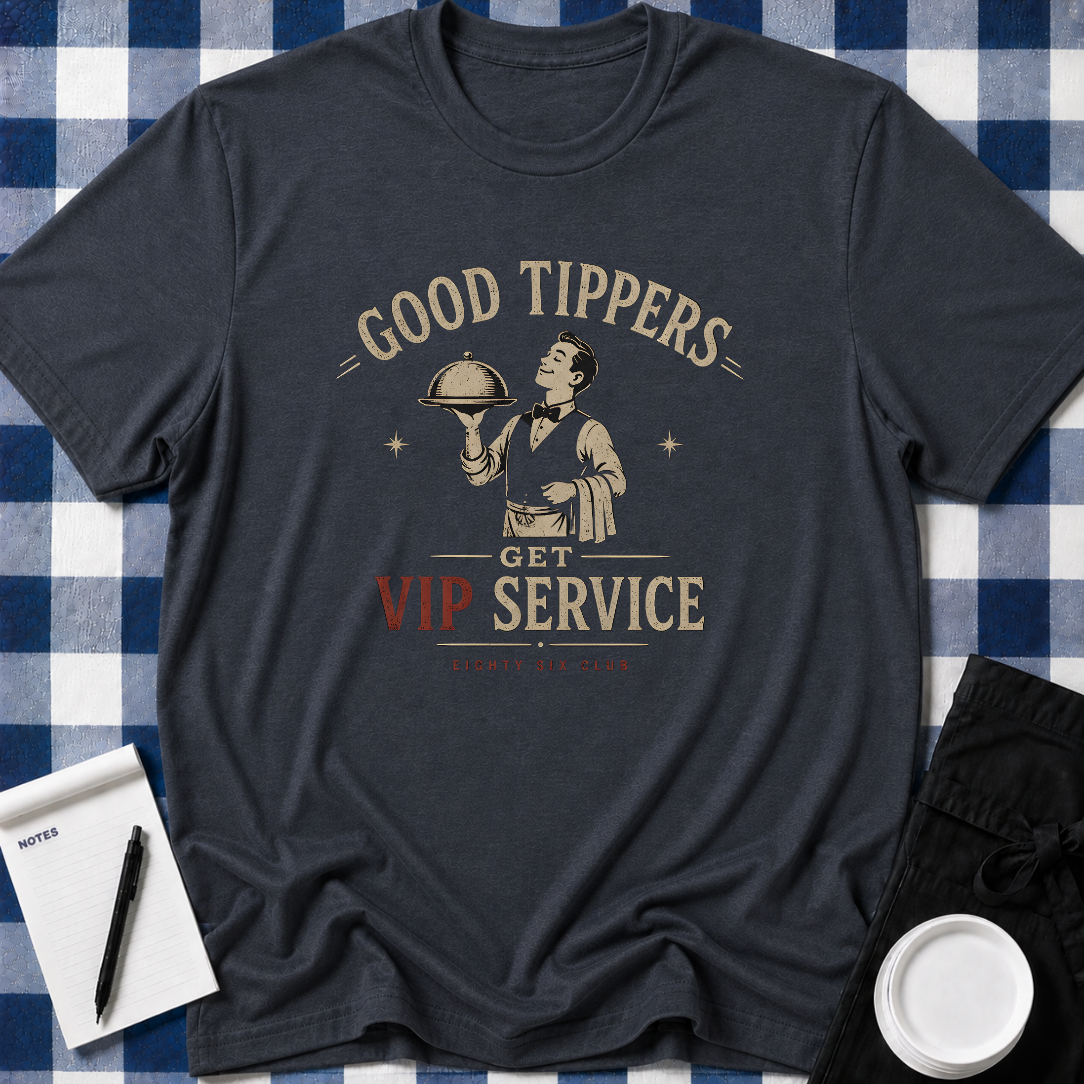 Good Tippers Male Server T-shirt