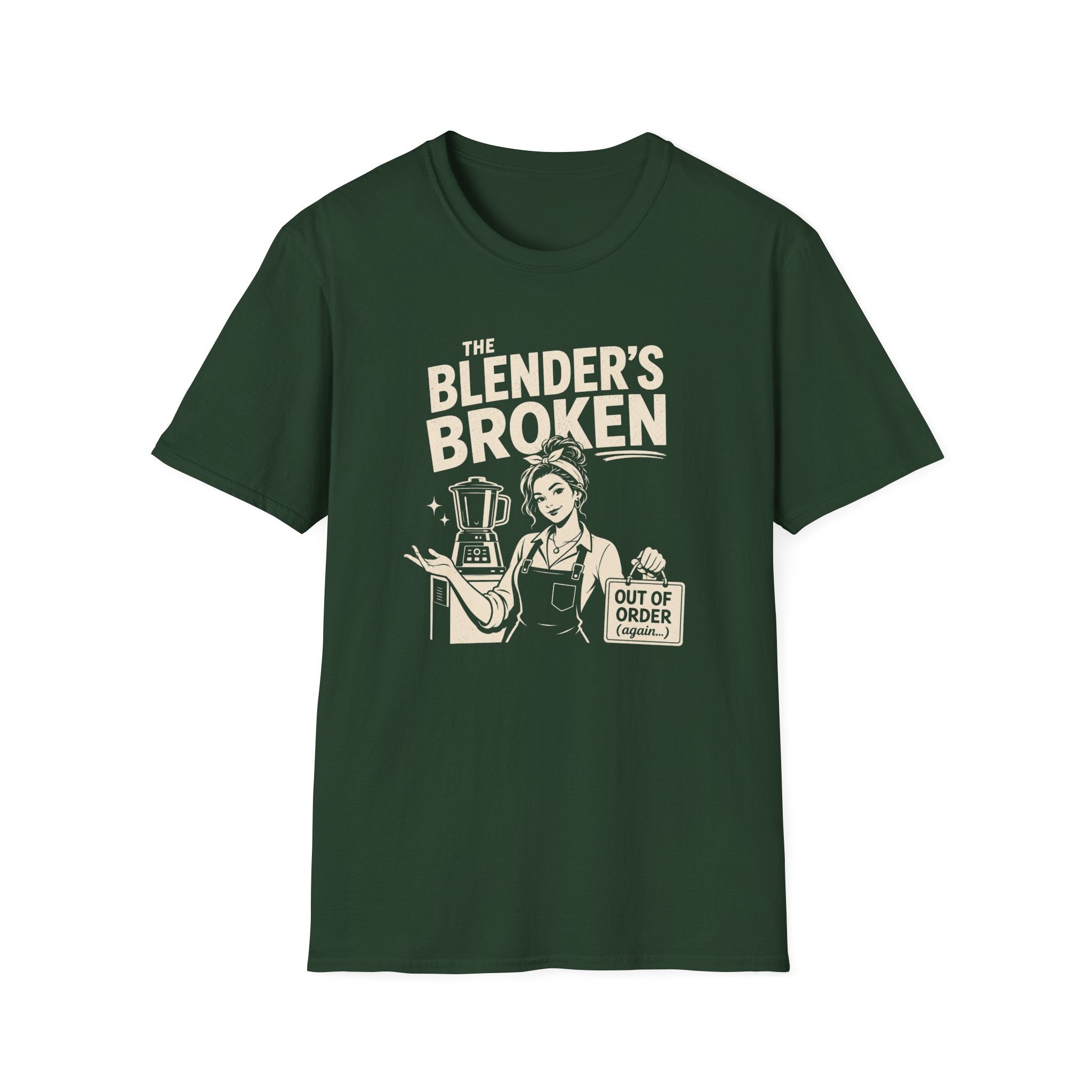 The Blender's Broken (Female Bartender) T-shirt