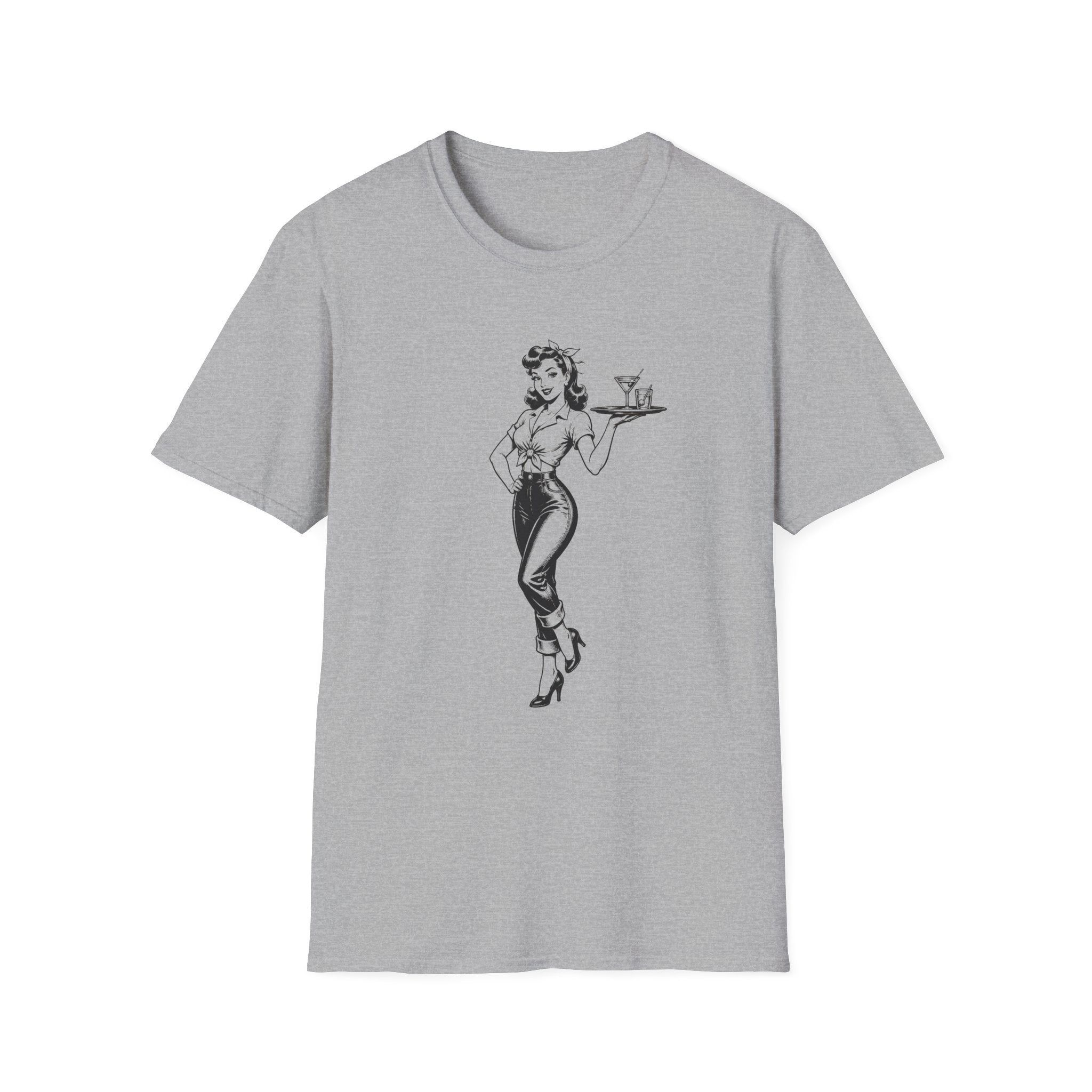 Pin-Up Cocktail Server T-shirt