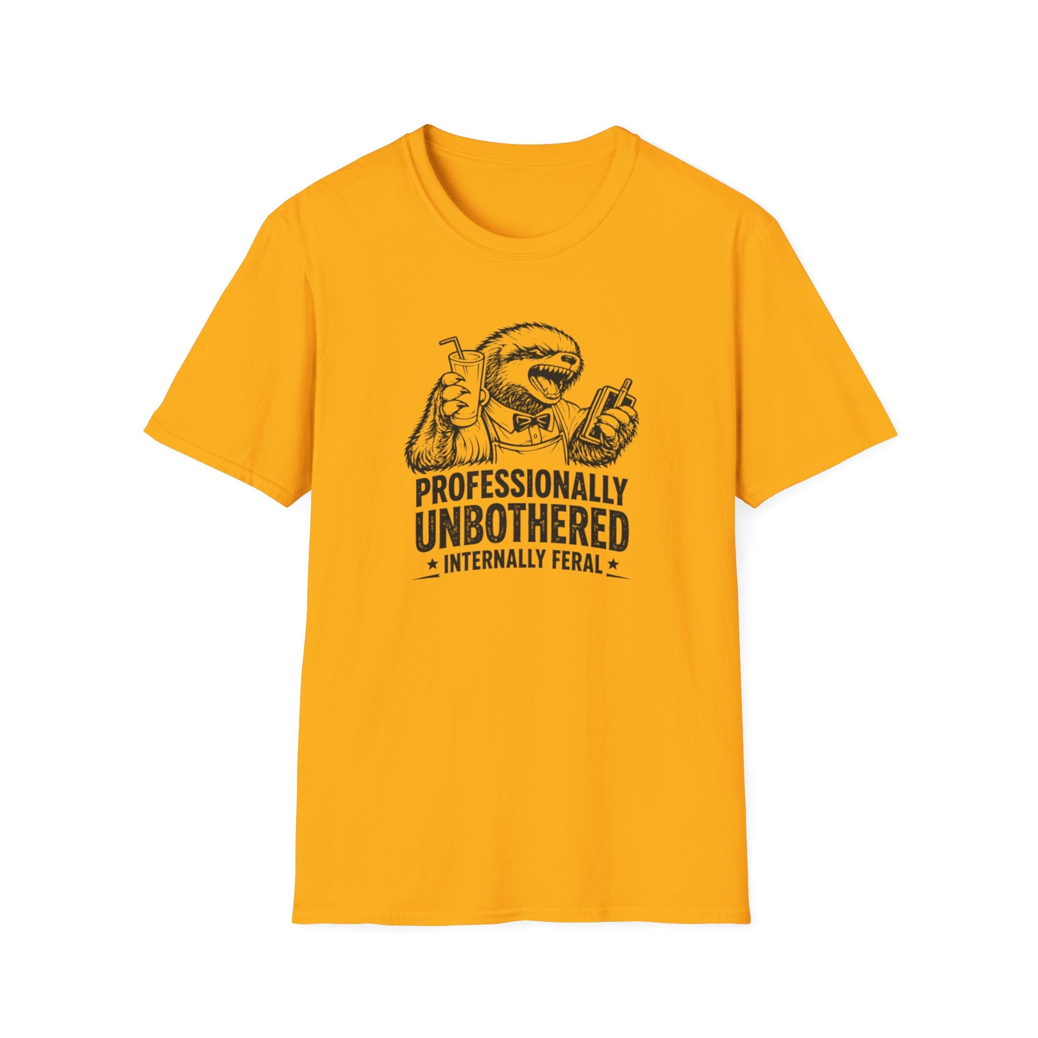 Professionally Unbothered Internally Feral T-shirt