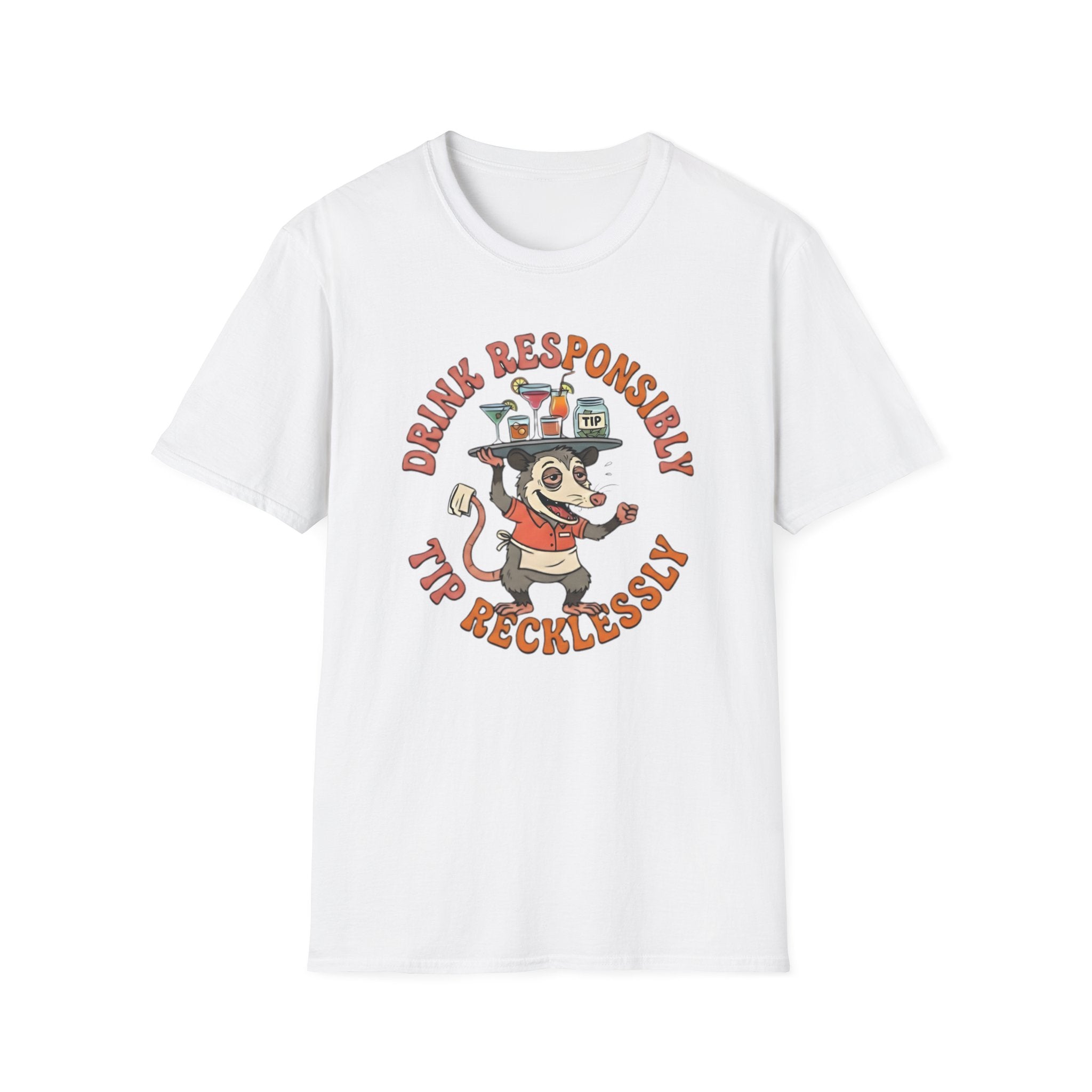 Drink Responsibly Tip Recklessly T-shirt