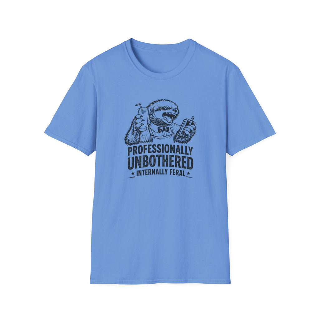 Professionally Unbothered Internally Feral T-shirt