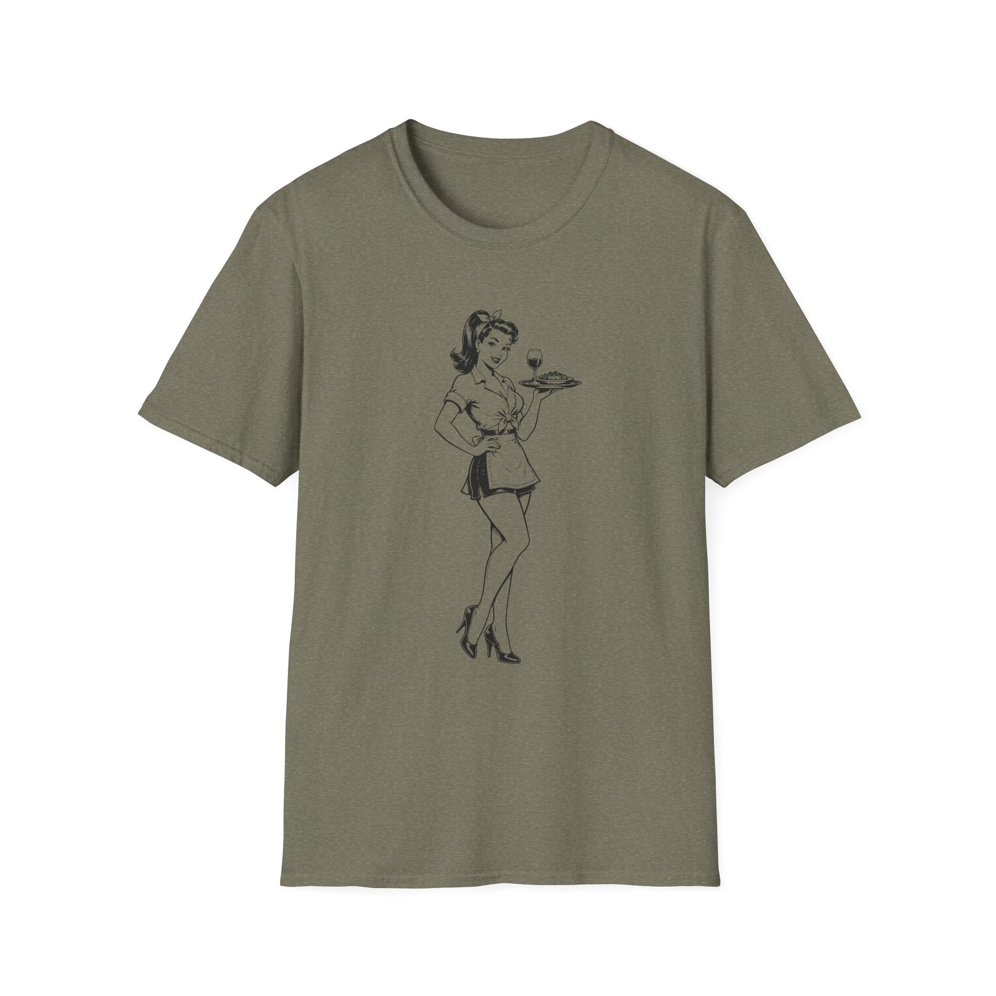 Pin-Up Waitress T-shirt