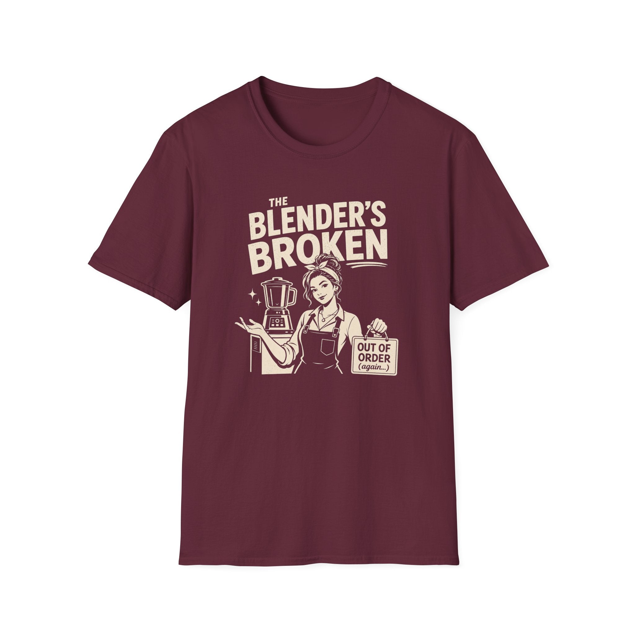 The Blender's Broken (Female Bartender) T-shirt
