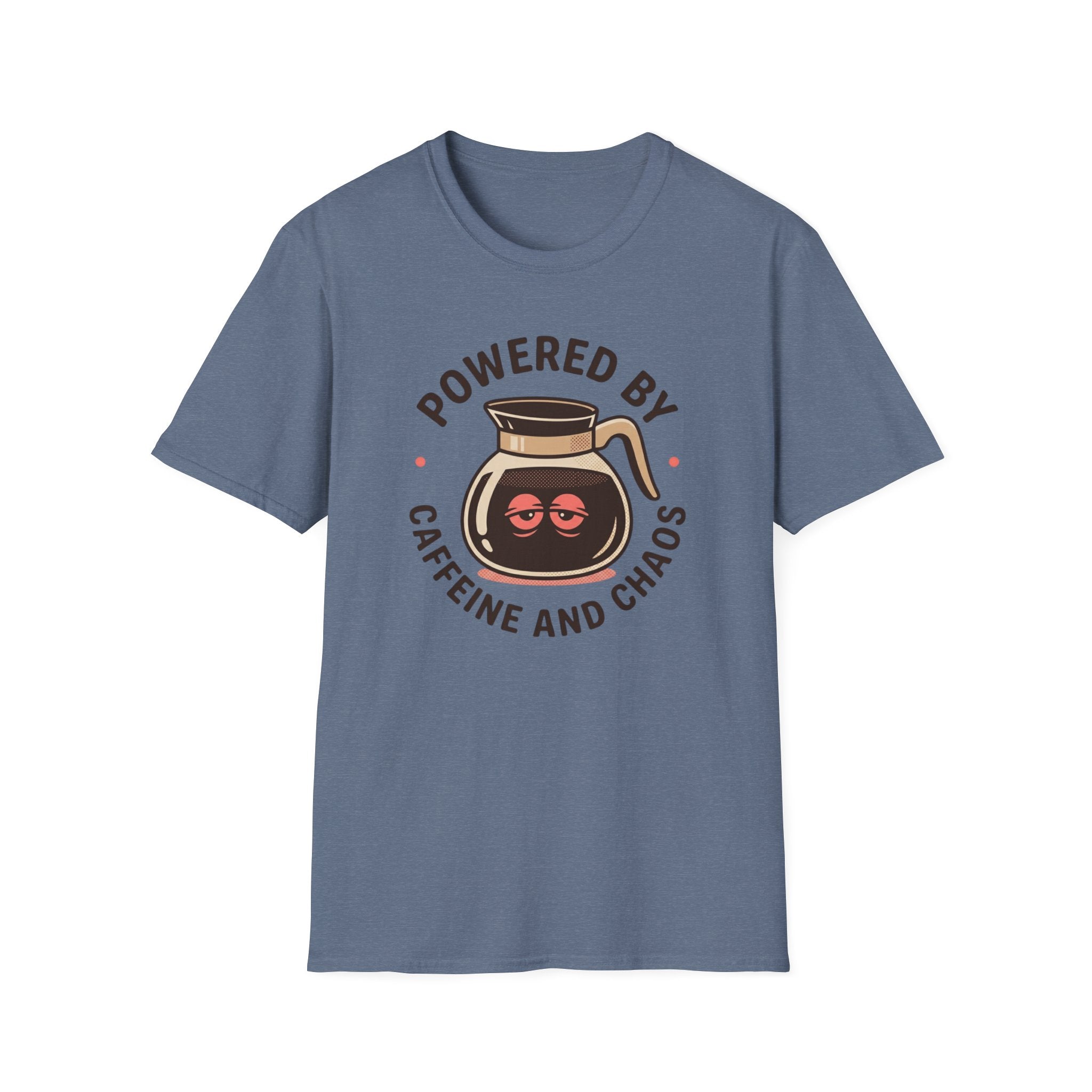 Powered By Caffeine And Chaos T-shirt