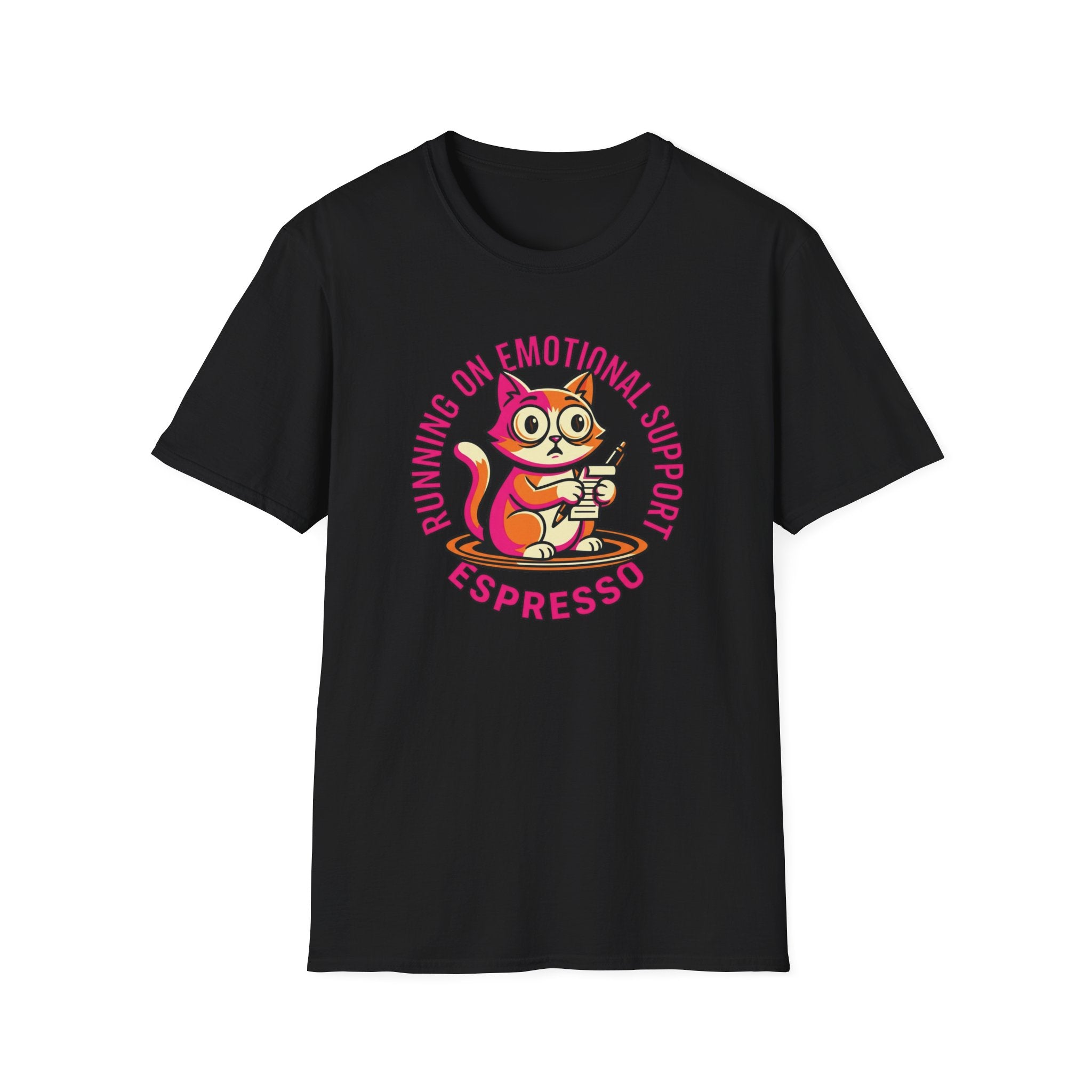 Running On Emotional Support Espresso T-shirt