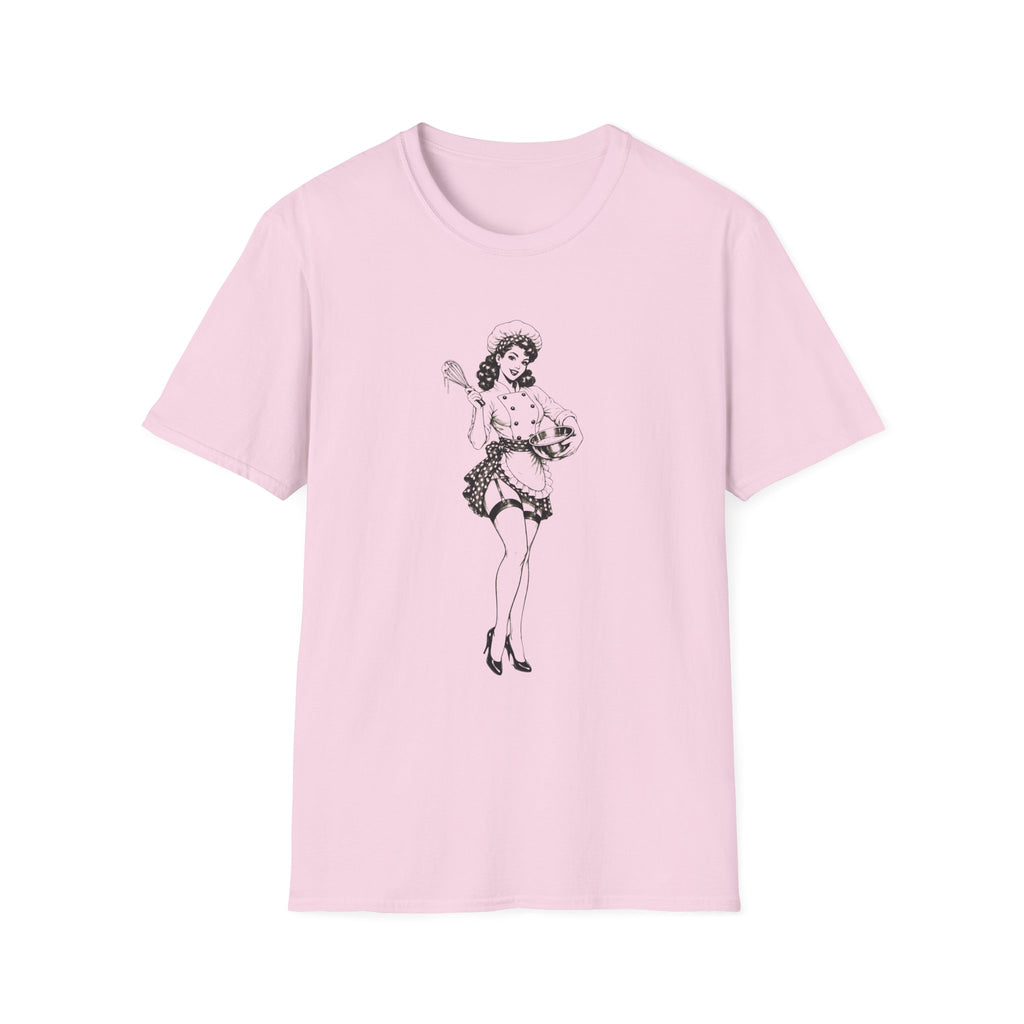 Pin-Up Sexy Pastry Chef T-shirt