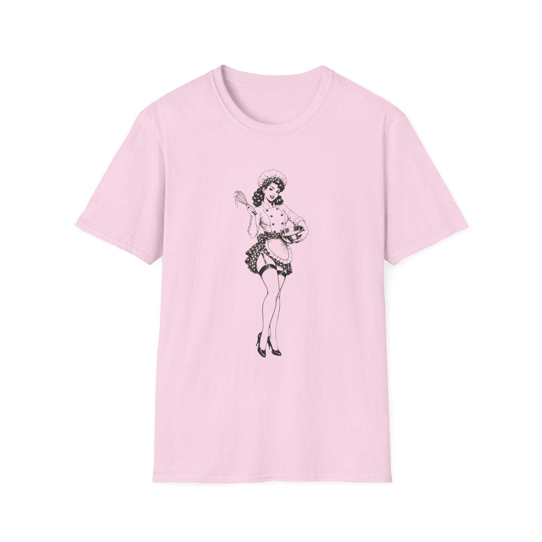 Pin-Up Sexy Pastry Chef T-shirt