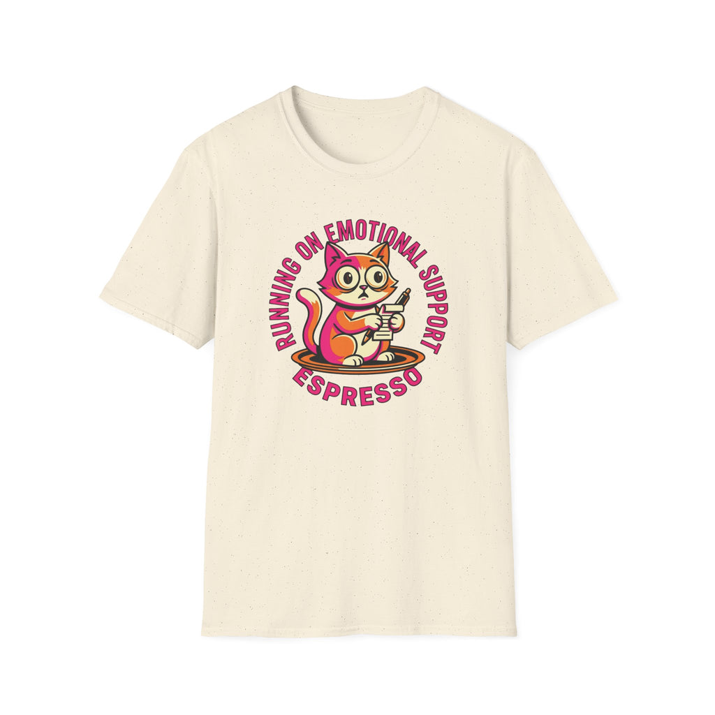 Running On Emotional Support Espresso T-shirt