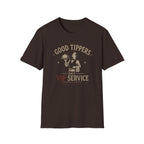 Good Tippers Get VIP Service (Male Server) T-shirt