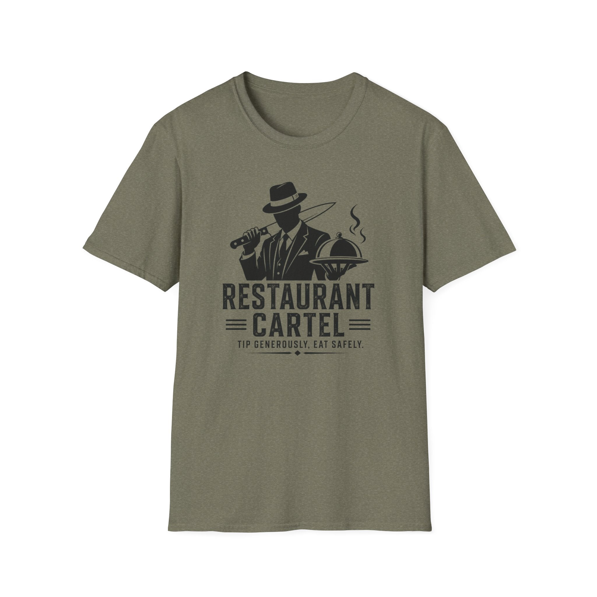 Restaurant Cartel Tip Generously, Eat Safely. T-shirt