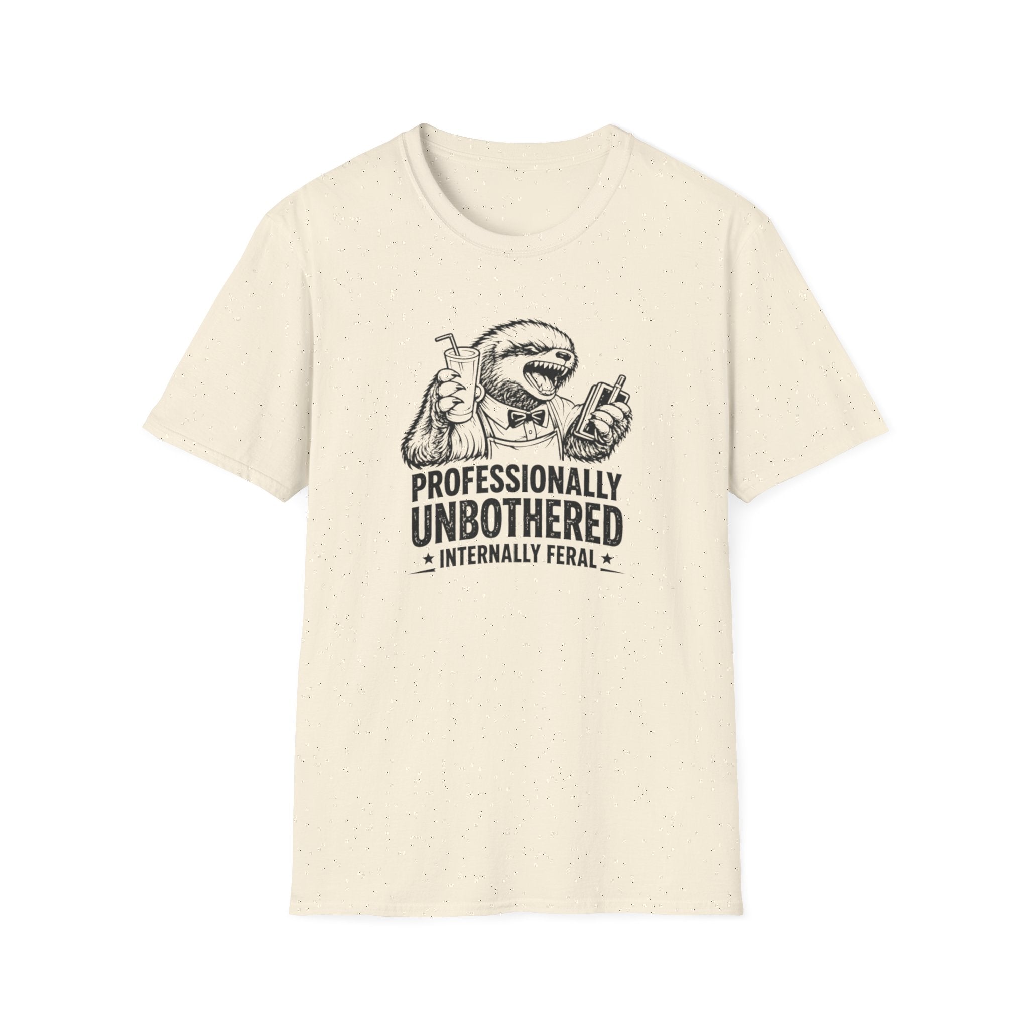 Professionally Unbothered Internally Feral T-shirt
