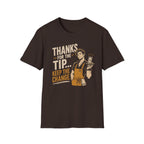 Thanks For The Tip... Keep The Change. (Male Server) T-shirt
