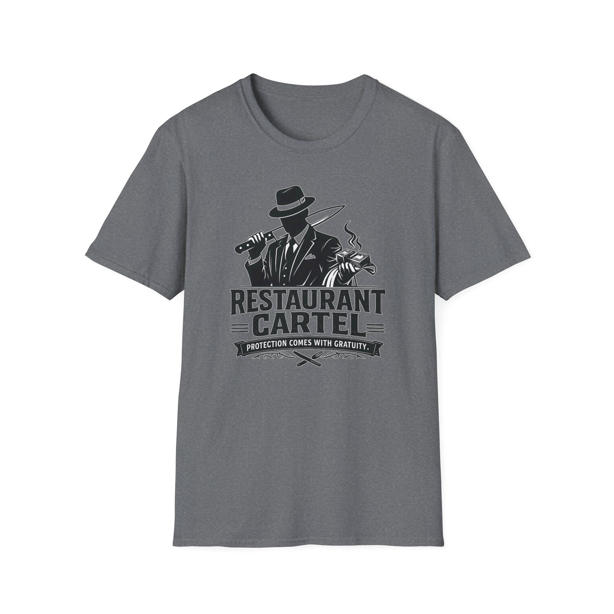 Restaurant Cartel Protection Comes With Gratuity T-shirt