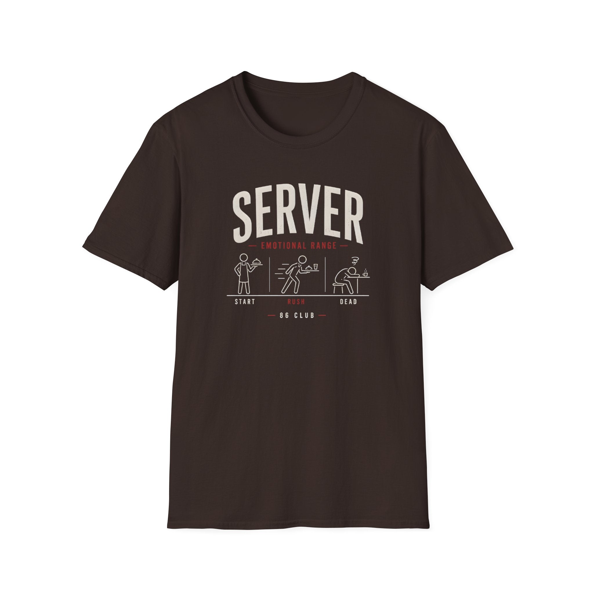 Server Emotional Range T-shirt