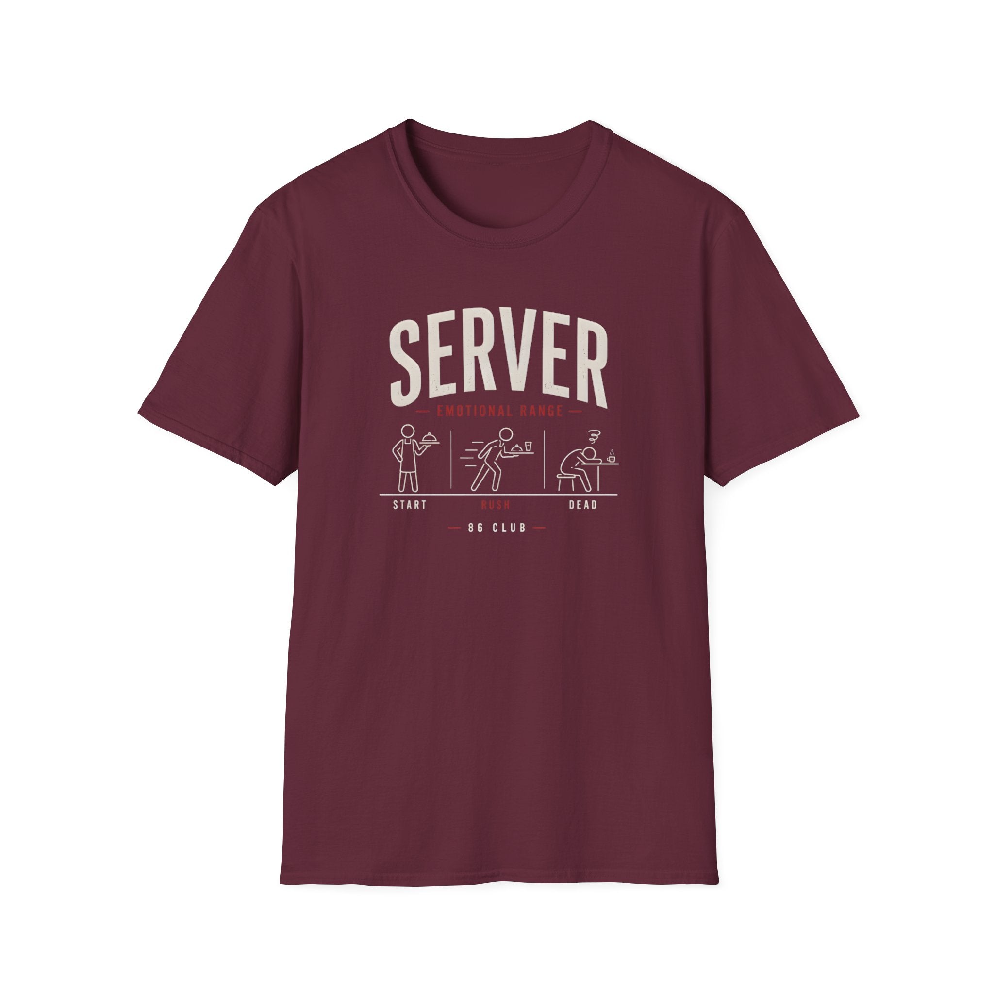 Server Emotional Range T-shirt